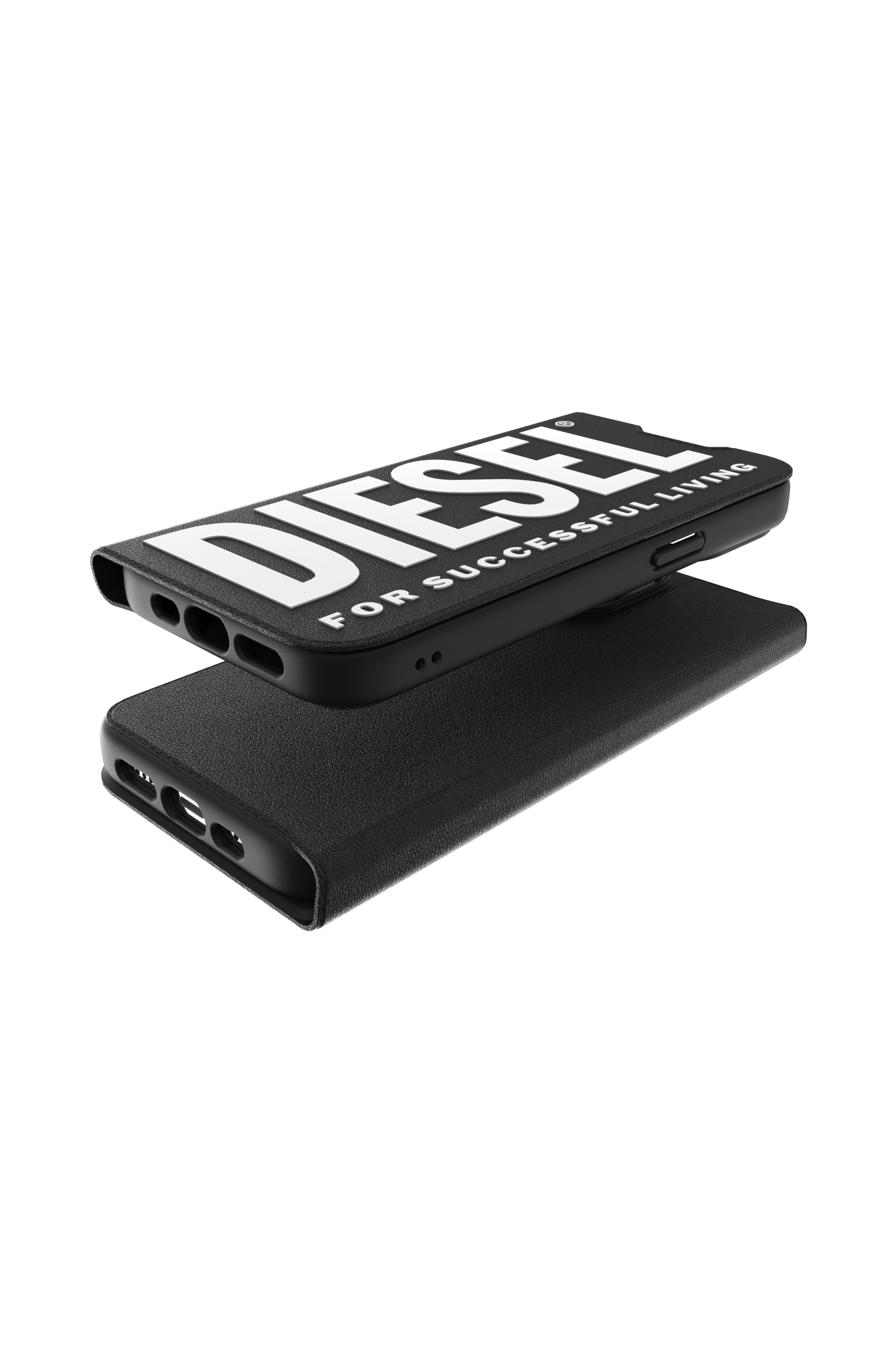 Diesel - 48274 BOOKLET CASE, Unisex Handycase f&uuml;r iPhone 13/13 Pro in Schwarz - 3