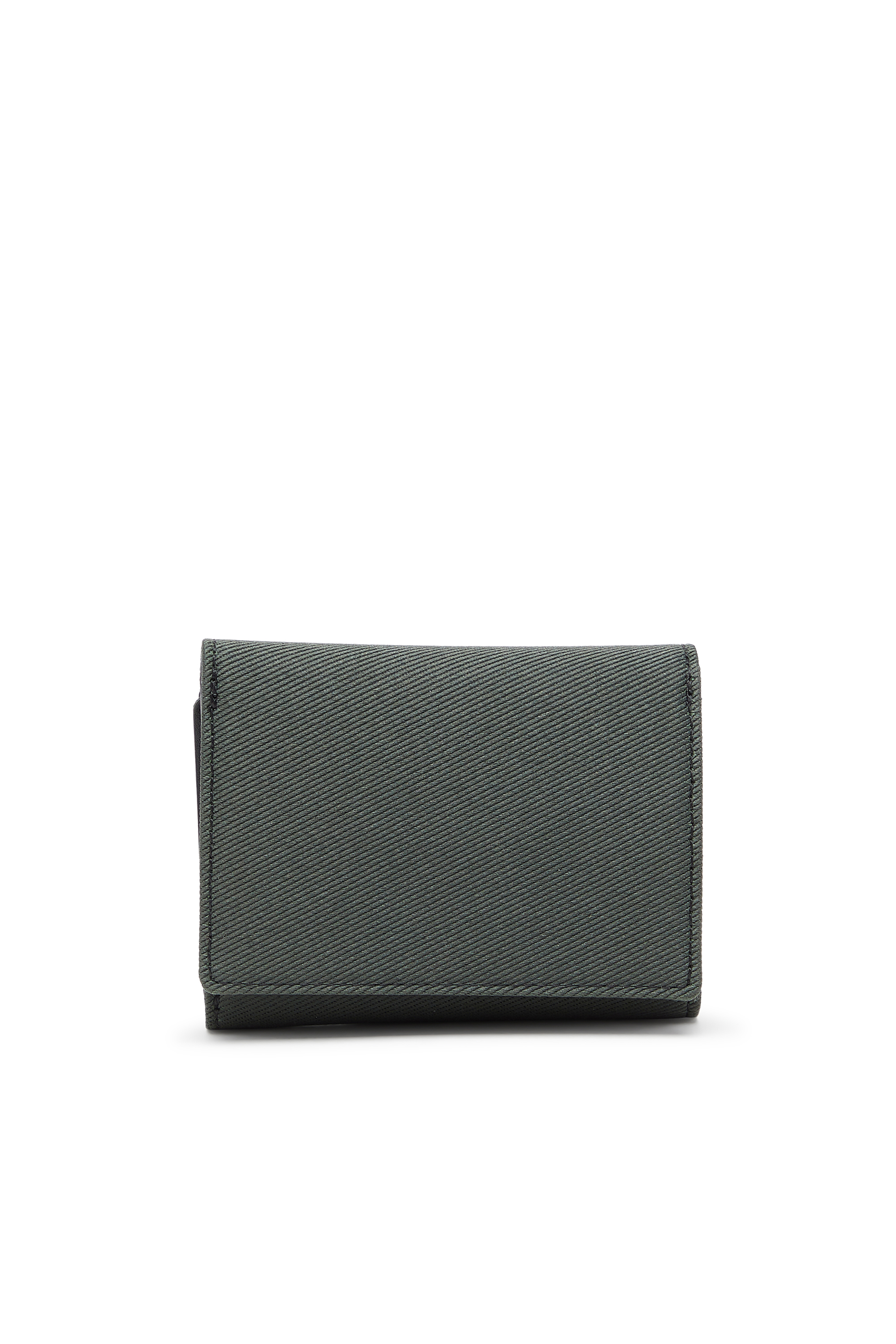 Diesel - D-PACK TRI FOLD COIN 3D, Herren M&uuml;nztasche mit gepr&auml;gtem patch in Gr&uuml;n - 2
