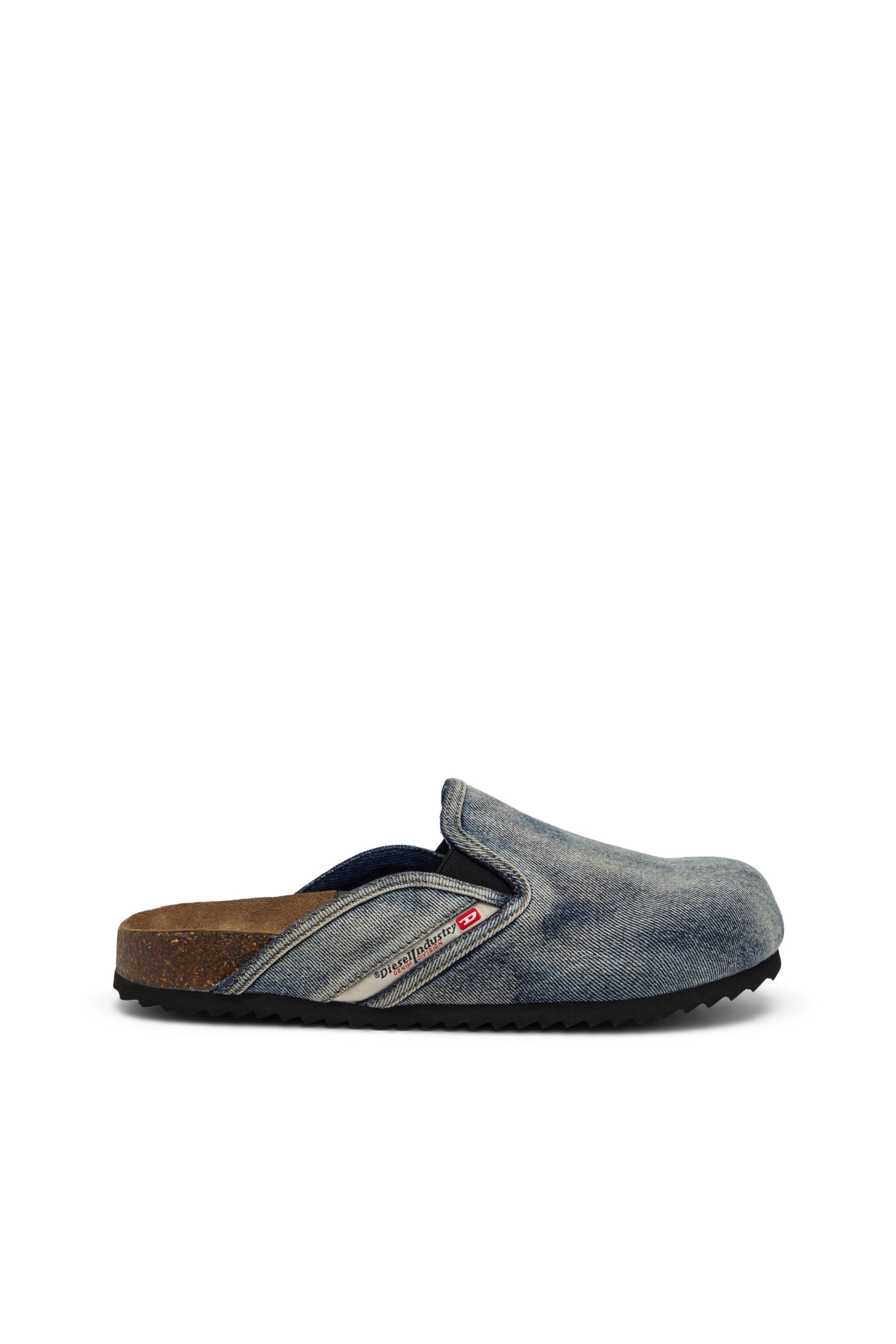 Diesel - D-WOODSTOCK SLIP-ON, Herren Mules aus Denim in Dunkelblau - 1