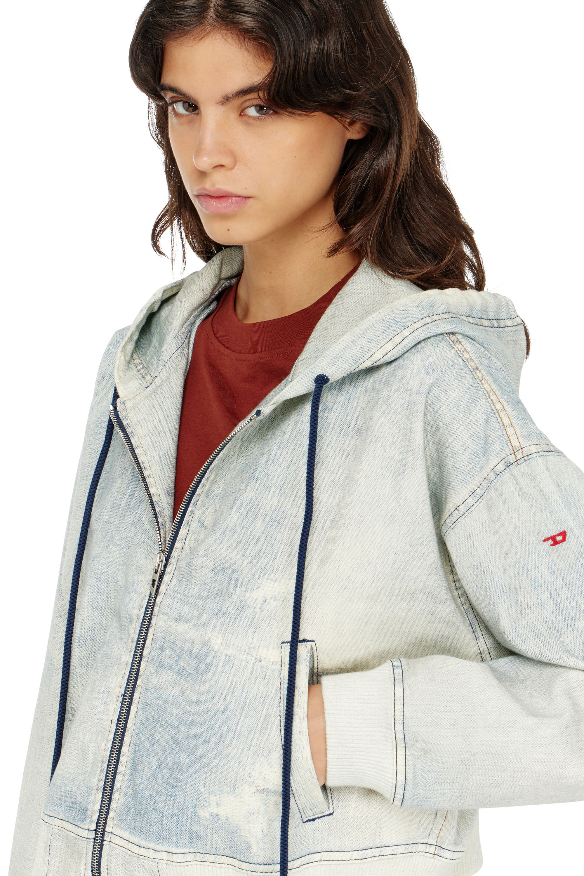 DE-GIRI-CROP JOGG, Hellblau