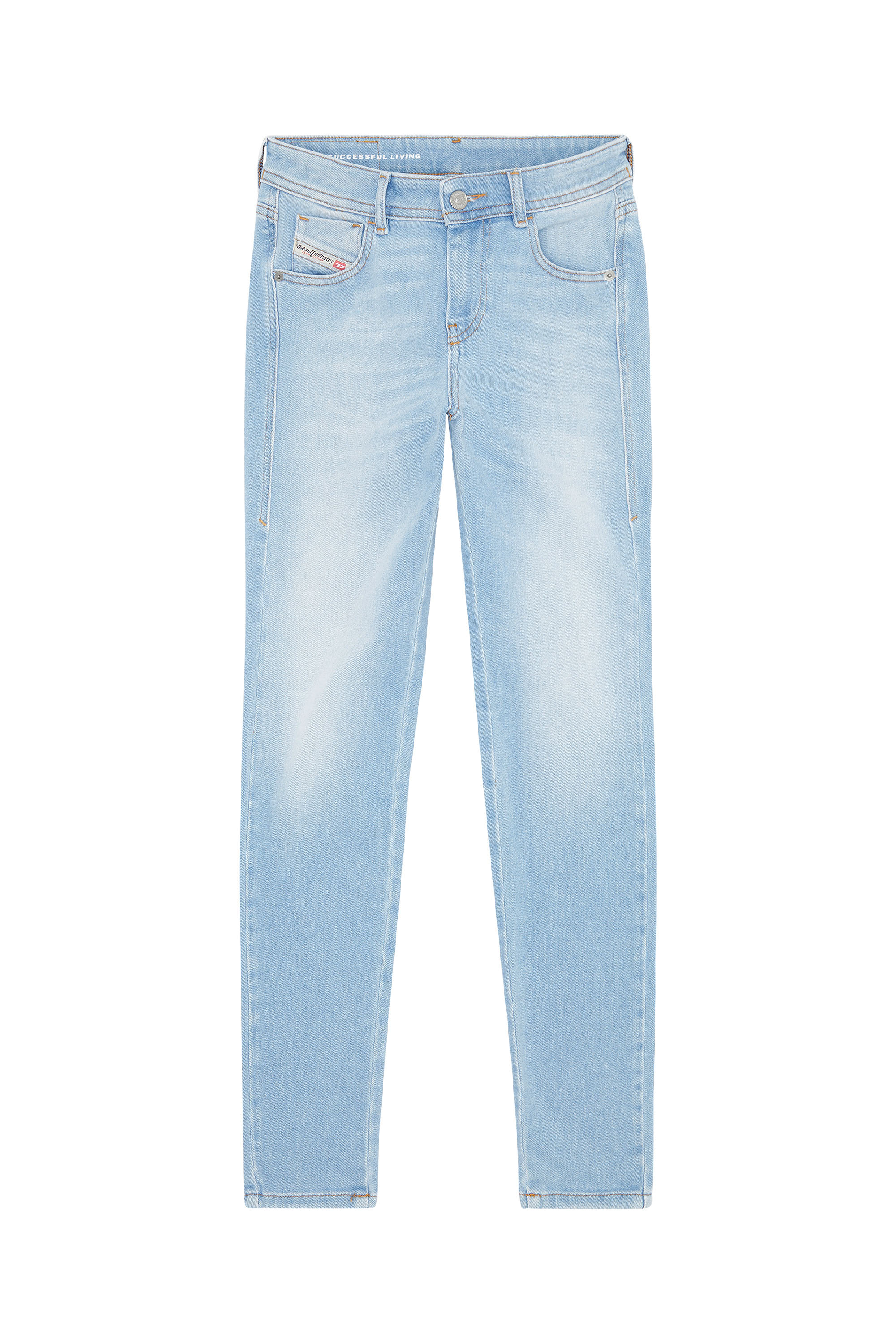 Diesel - 2017 Slandy 09E76 Super skinny Jeans, Hellblau - Image 5