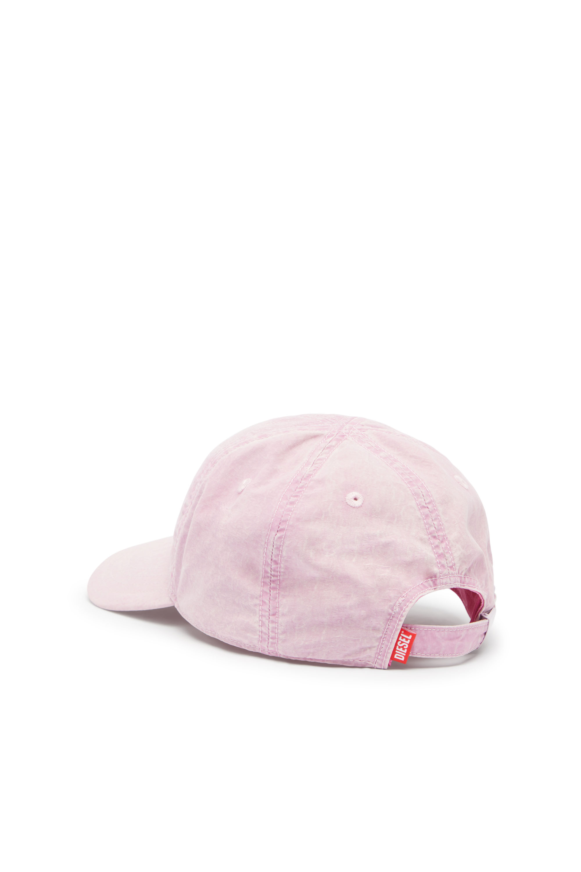 Diesel - C-NYLOFF, Herren Baseballkappe mit gesticktem Oval D in Rosa - 2