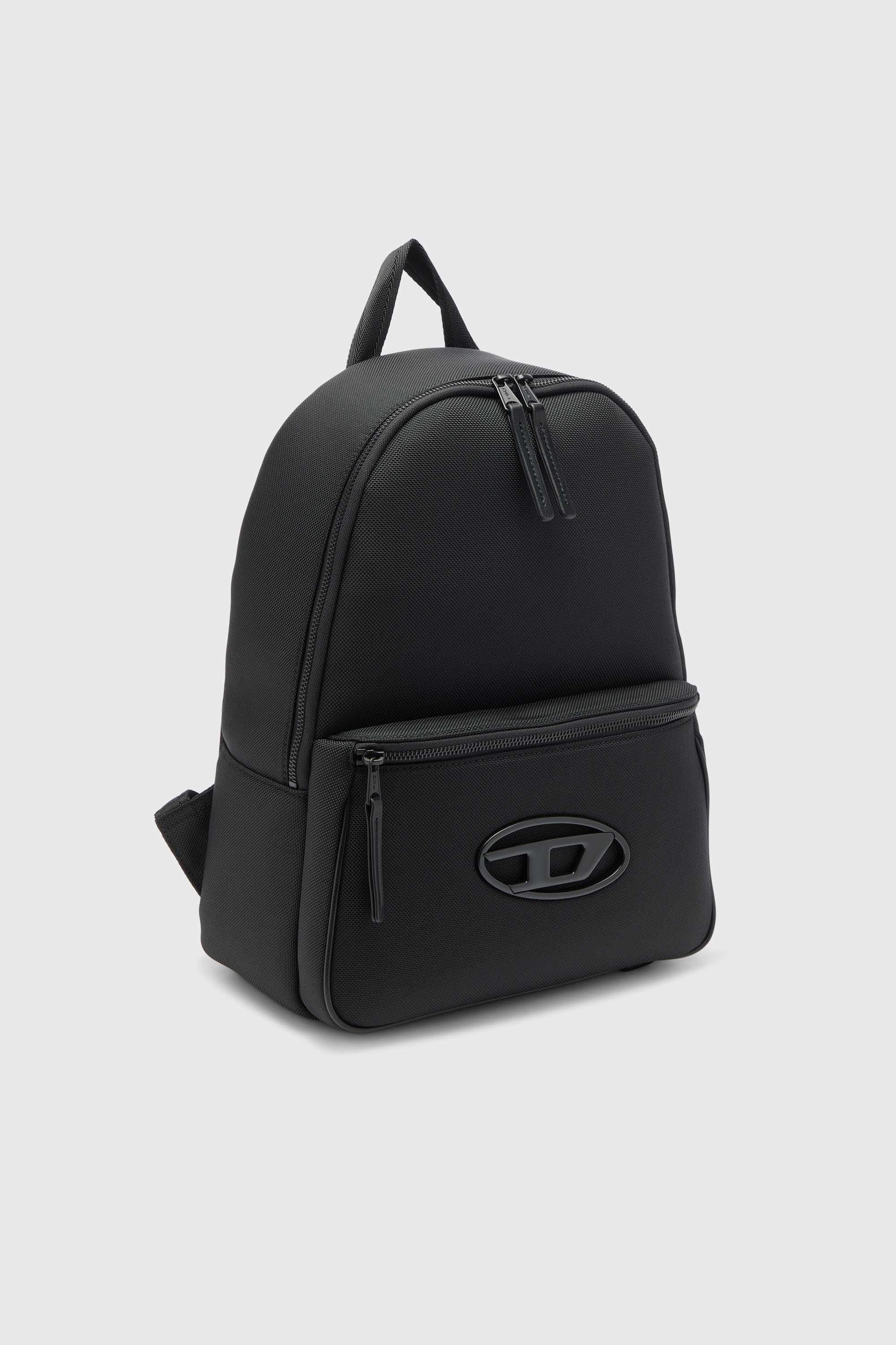 Diesel - HOLI-D BACKPACK M, Unisex Holi-D - Rucksack aus Nylon mit Oval D Logo in Schwarz - 5