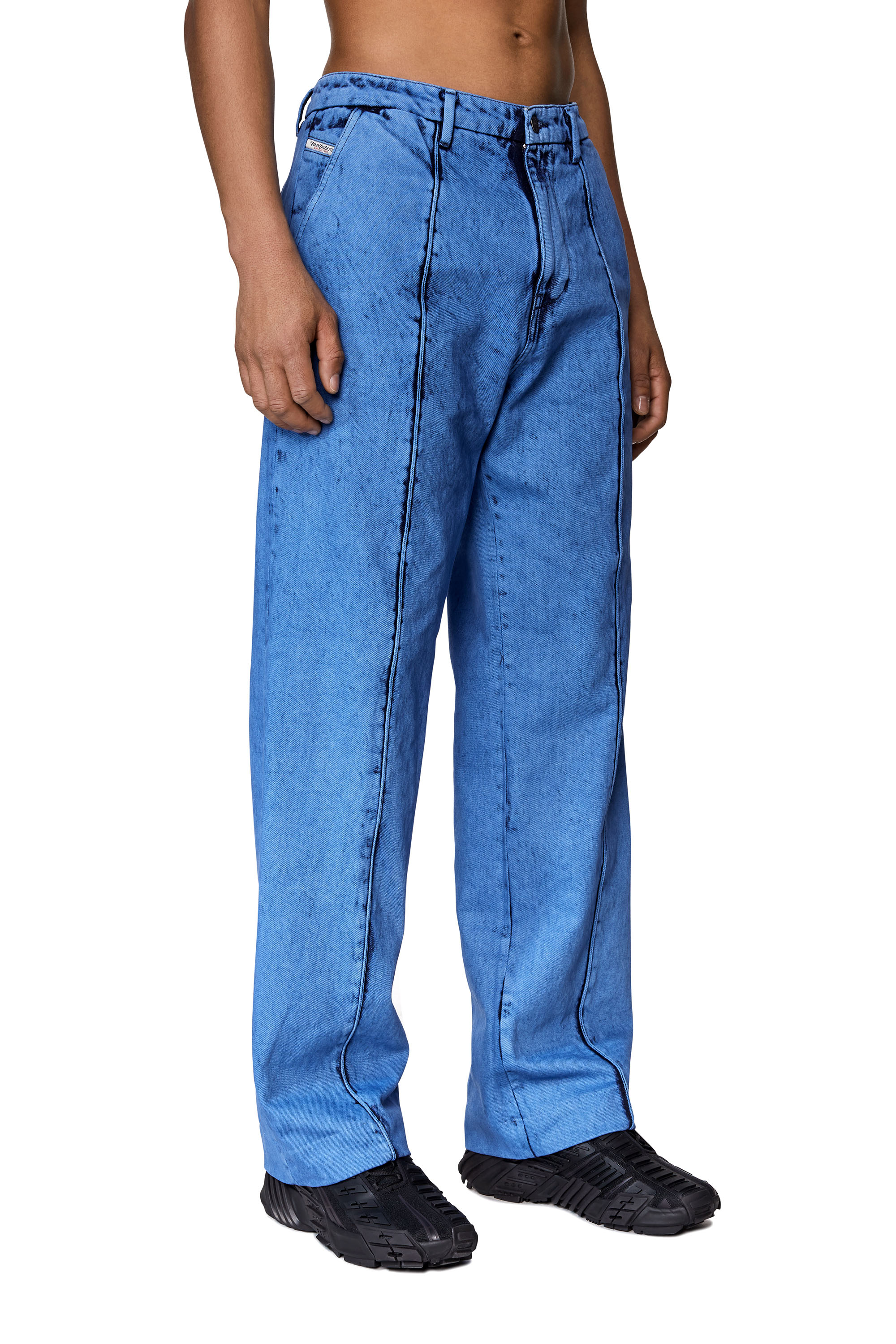 Diesel - D-Chino-Work 0EIAN Straight Jeans, Blau - Image 5