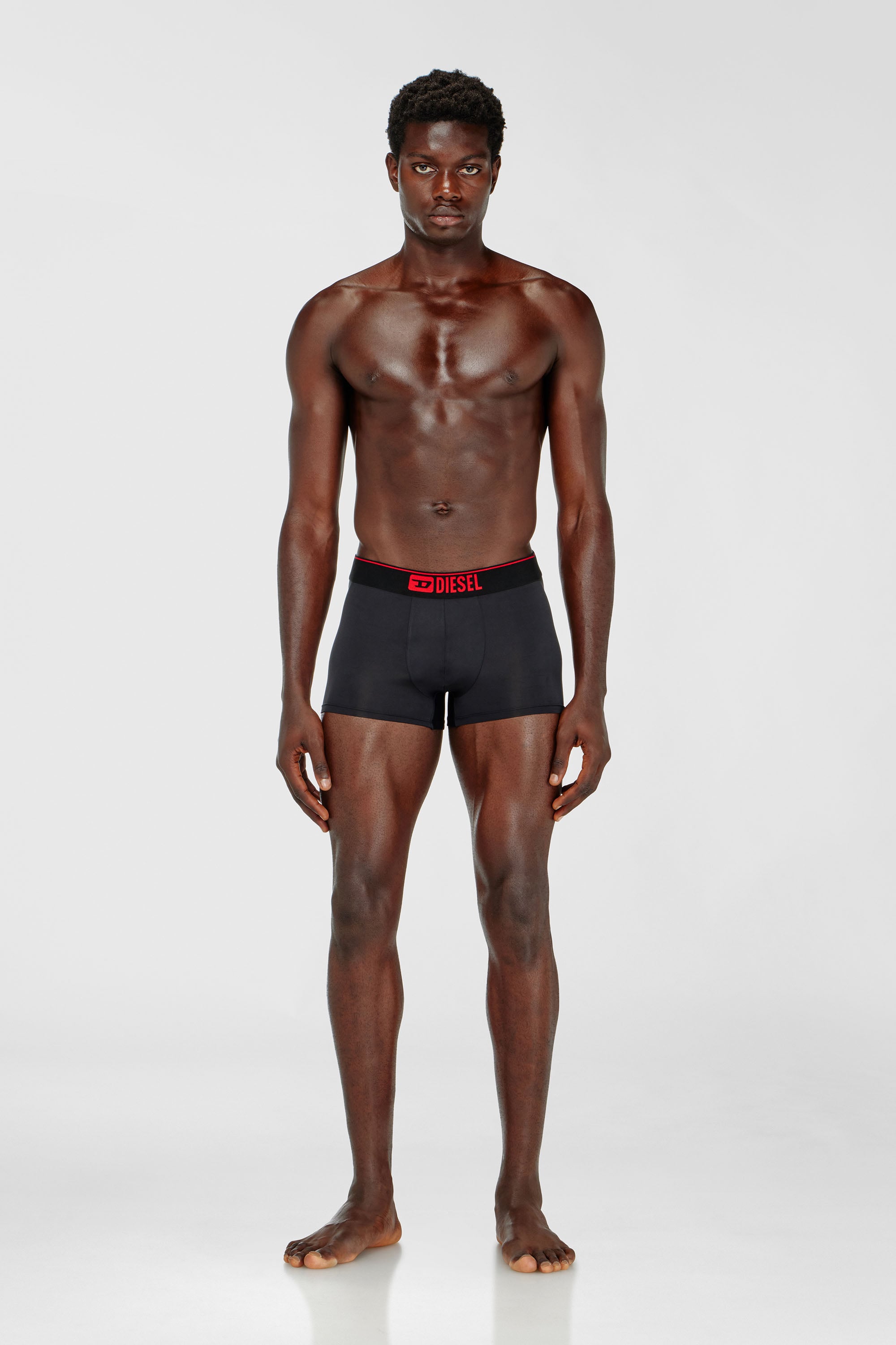 Diesel - UMBX-DAMIENTHREEPACK, Herren Boxershorts im 3er-Pack aus Mikrofaser in Schwarz - 1