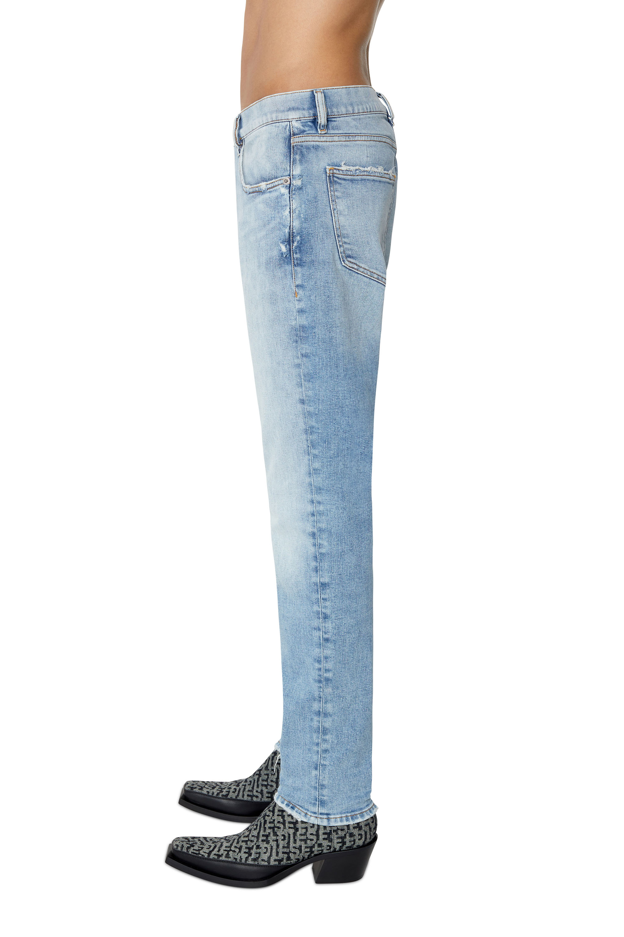 Diesel - Slim Jeans 2019 D-Strukt 09E67, Hellblau - Image 5