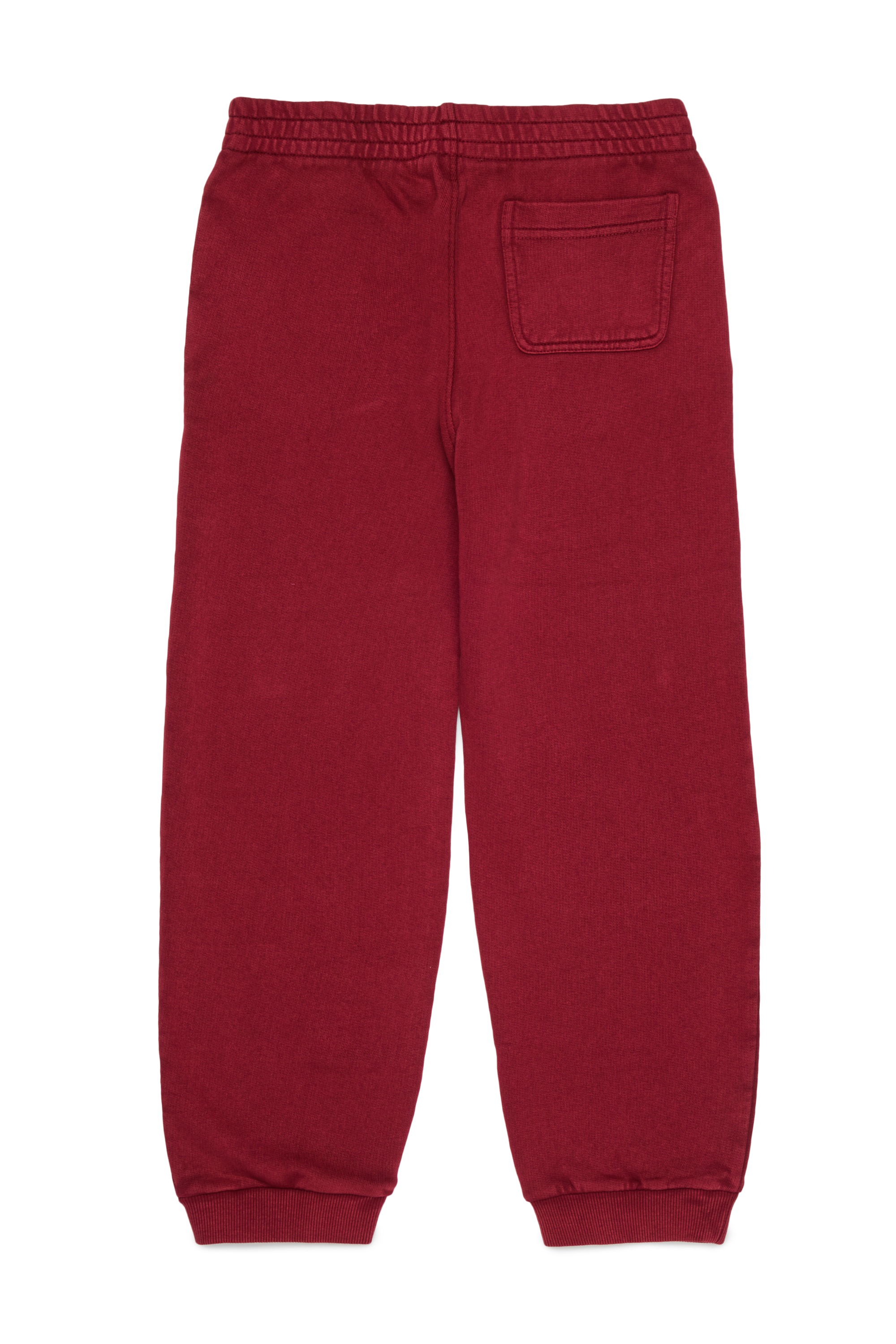 Diesel - PTISEL, Herren Sweatpants aus Baumwolle mit Logo-Print in Rot - 2