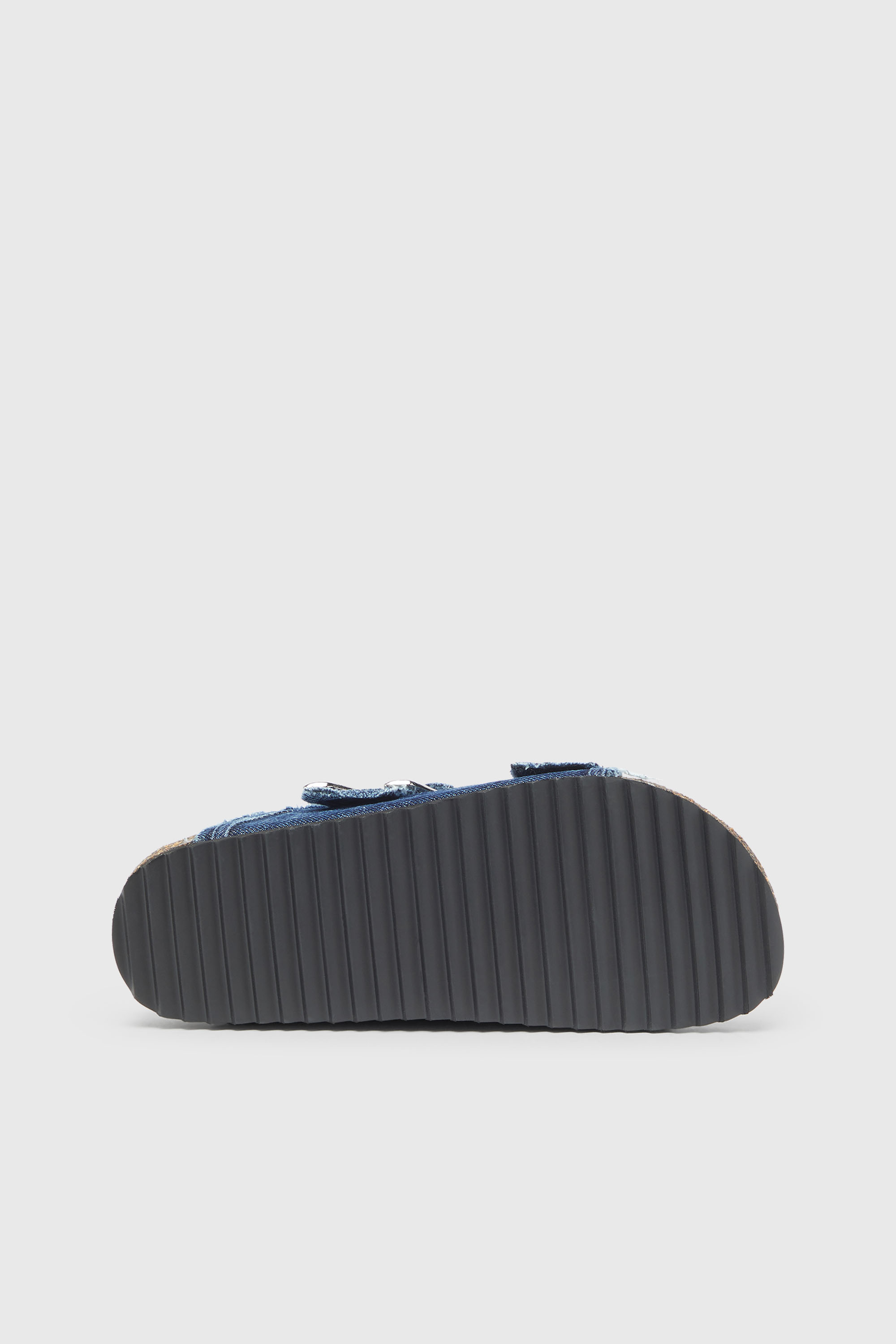 Diesel - D-WOODSTOCK D SANDAL W, Damen D-Woodstock - Sandale mit ausgefransten denim-riemen in Mittelblau - 5