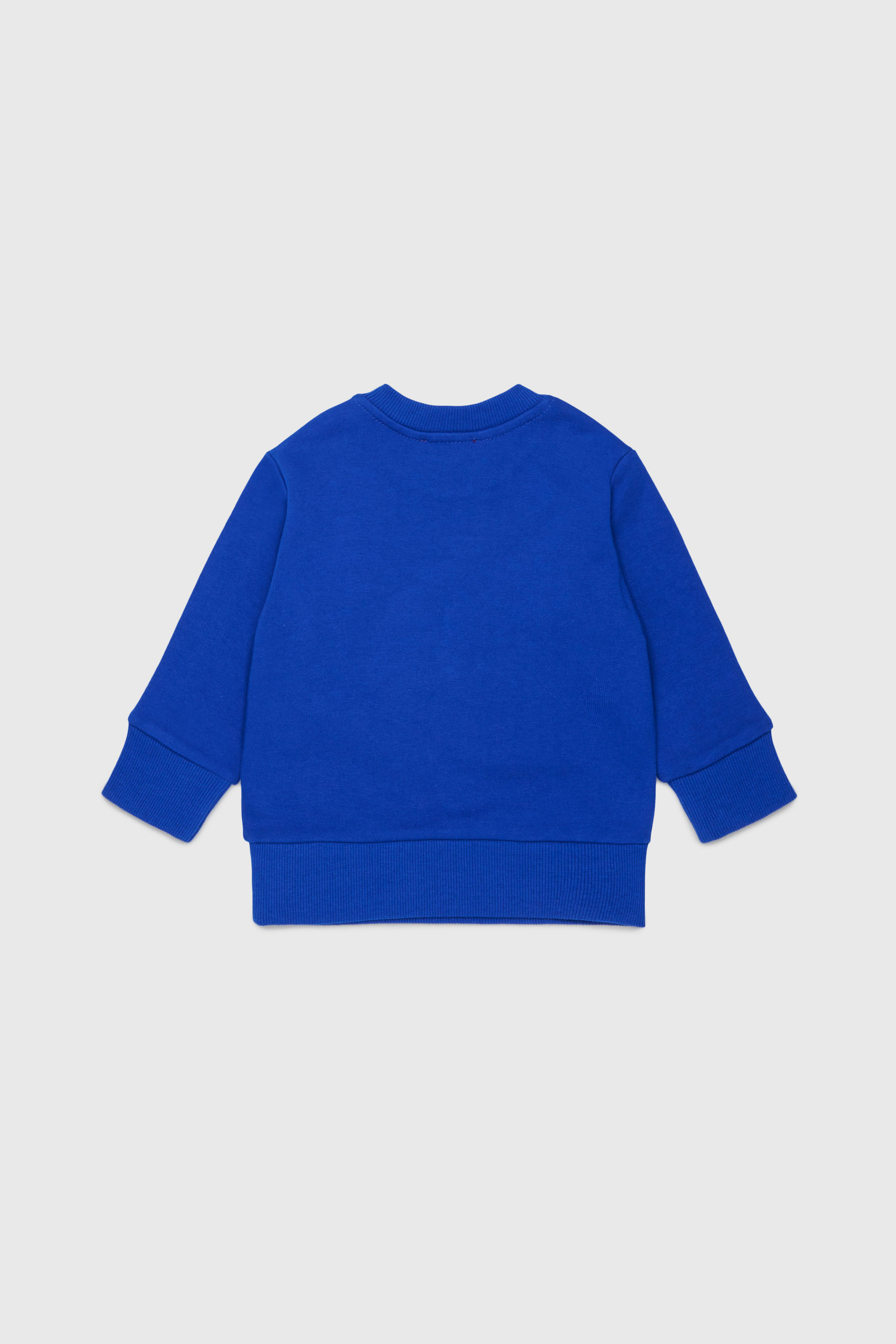 Diesel - SDSELB, Unisex Baumwoll-Sweatshirt mit Logo-Print in Blau - 2