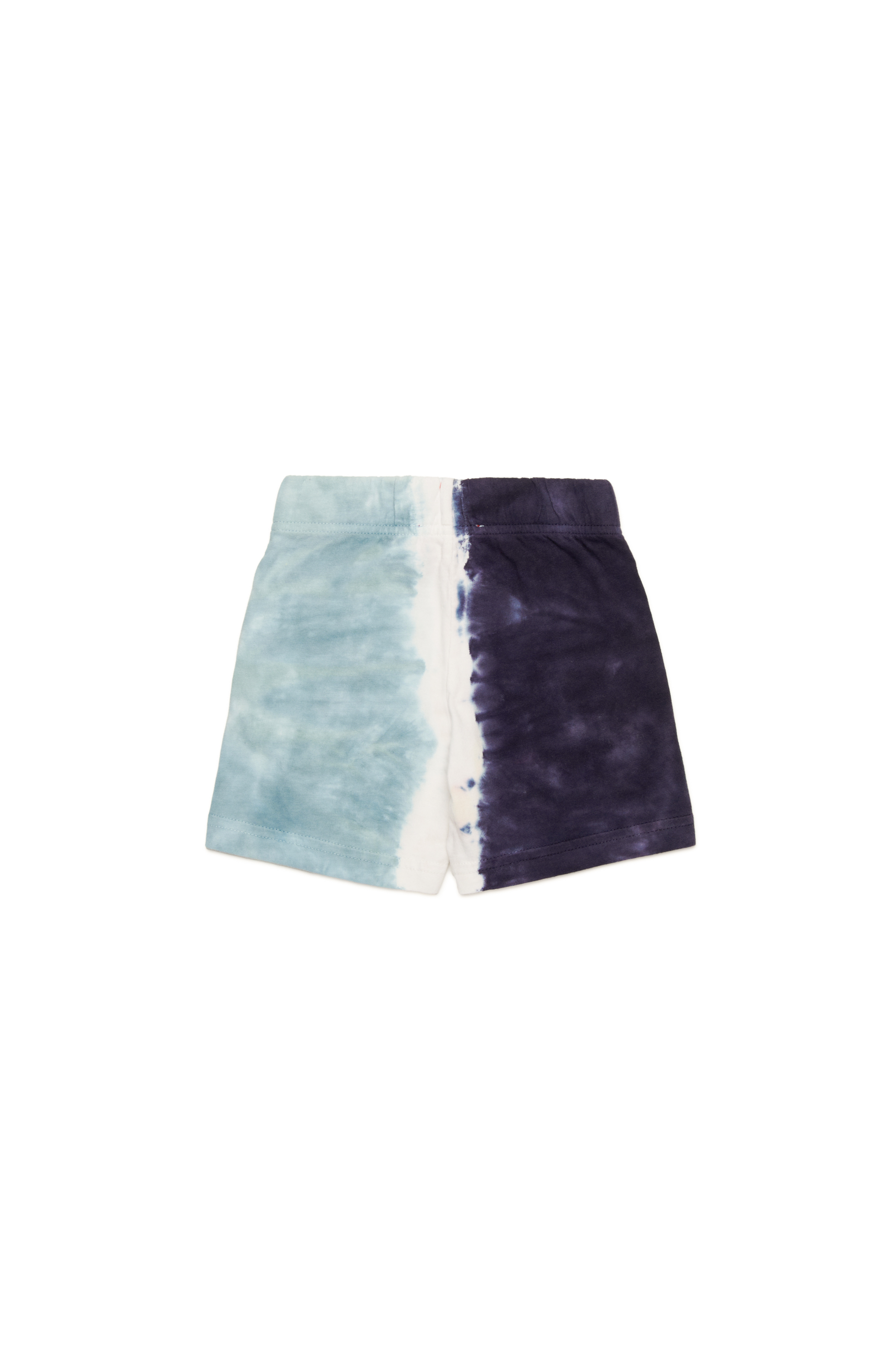 Diesel - PKITEB, Man's Dip-dyed sweat shorts with d&eacute;grad&eacute; logo in Blue - 2
