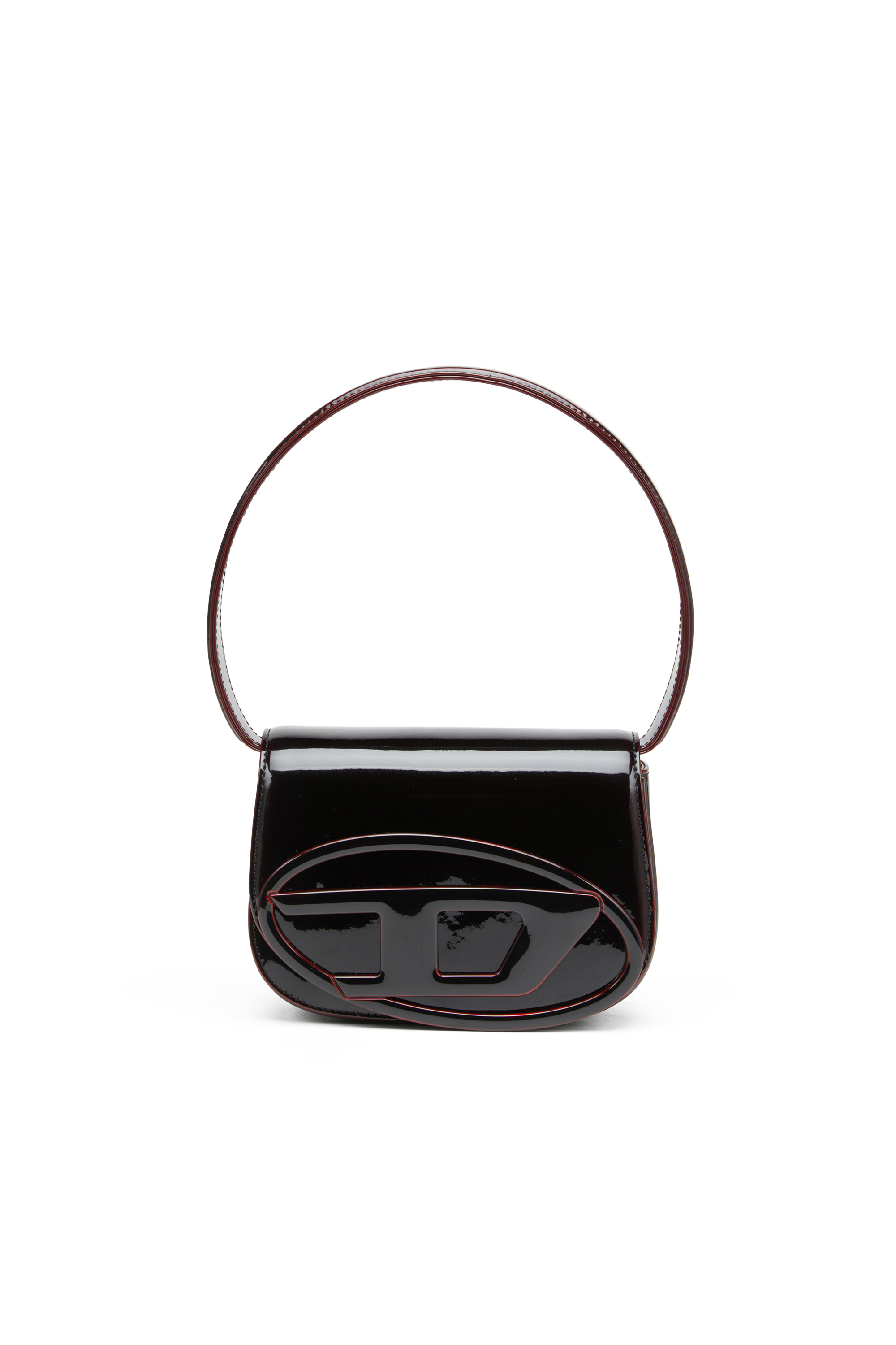 Diesel - 1DR, Damen 1DR-Ikonische 1DR-Tasche aus flüssigem PU in Burgunderrot - 2