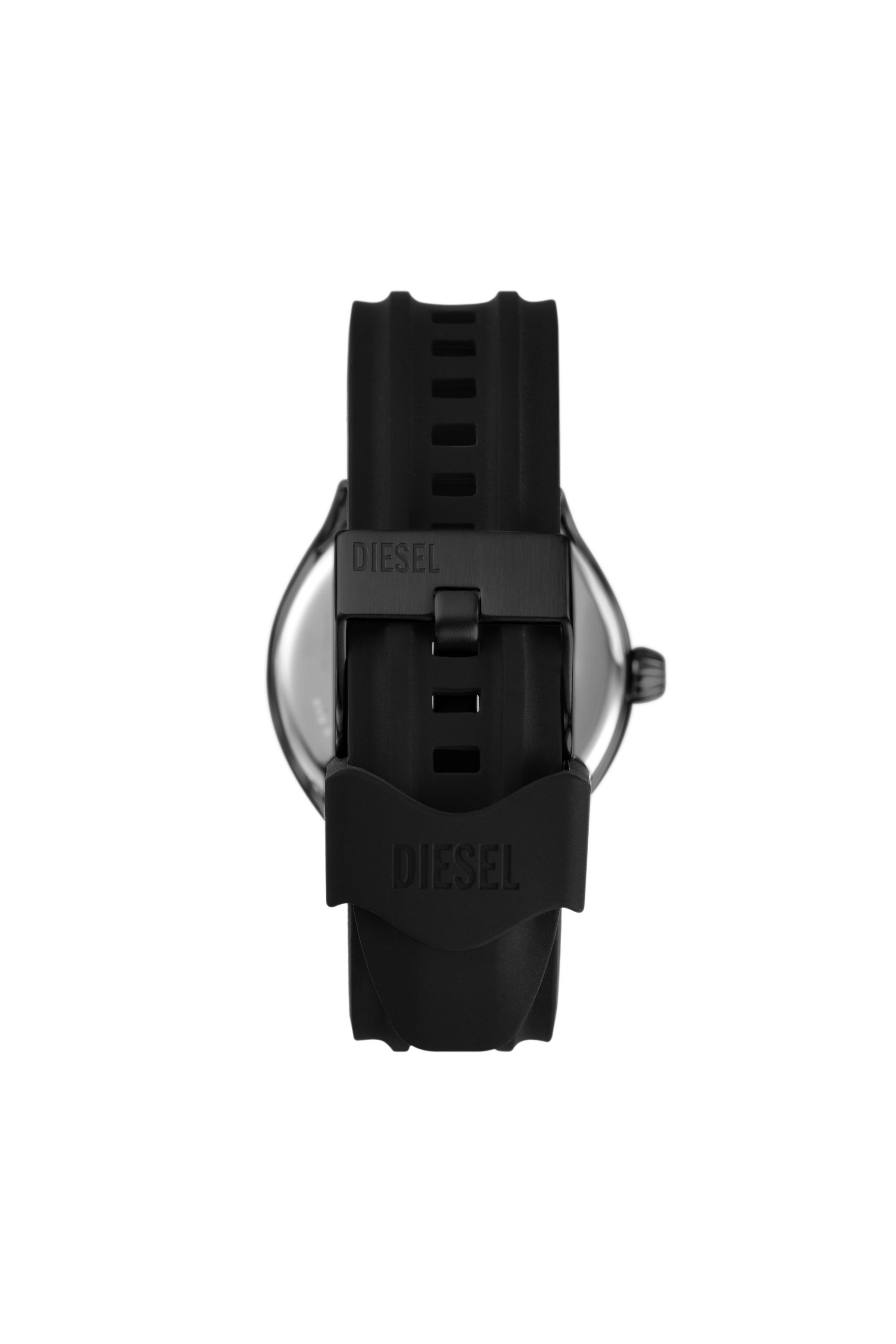 Diesel - DZ2203, Herren Streamline Armbanduhr aus schwarzem Silikon in Schwarz - Image 2