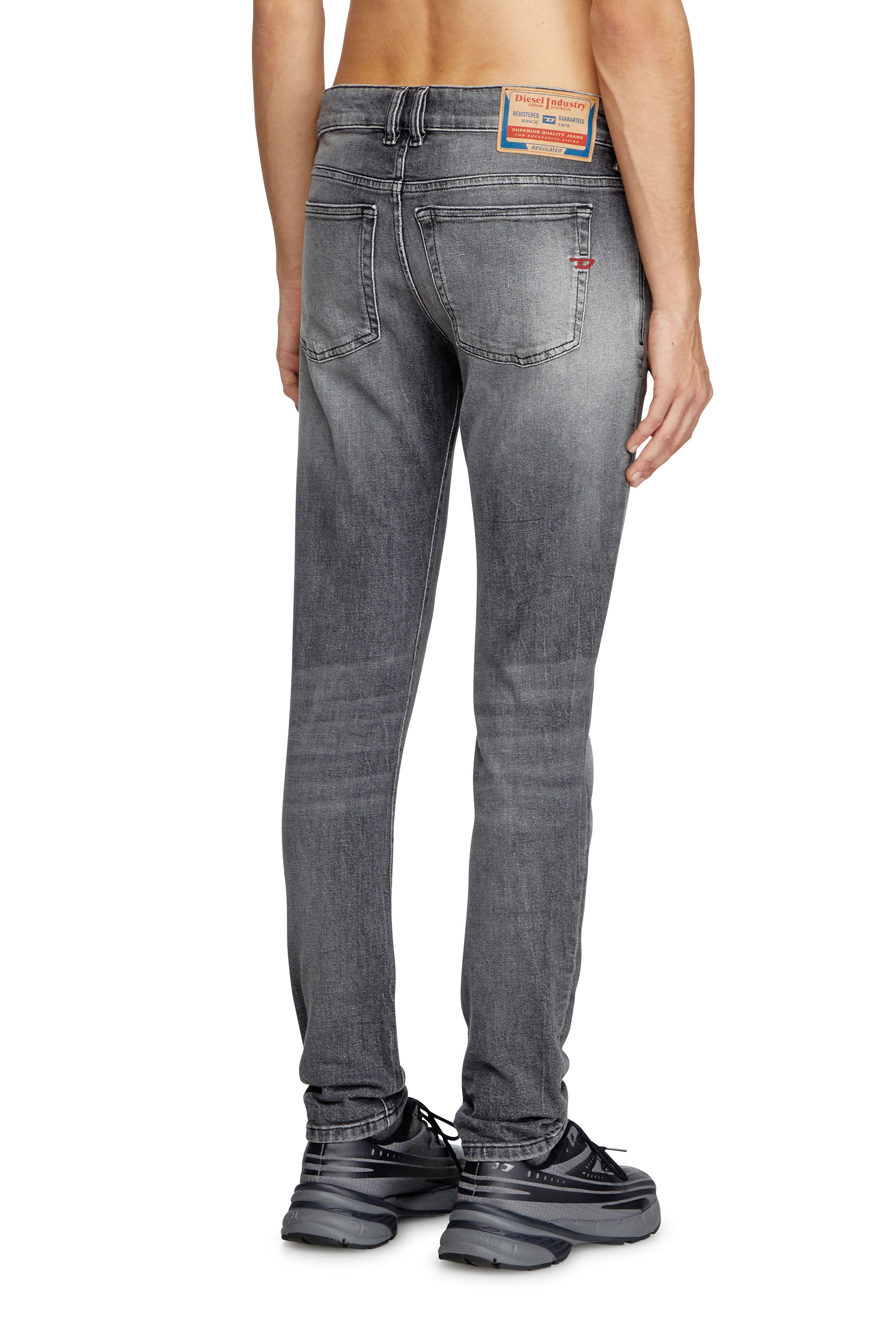 Diesel - Man's Skinny Jeans 1979 Sleenker 0BMBS, Light Grey - 4