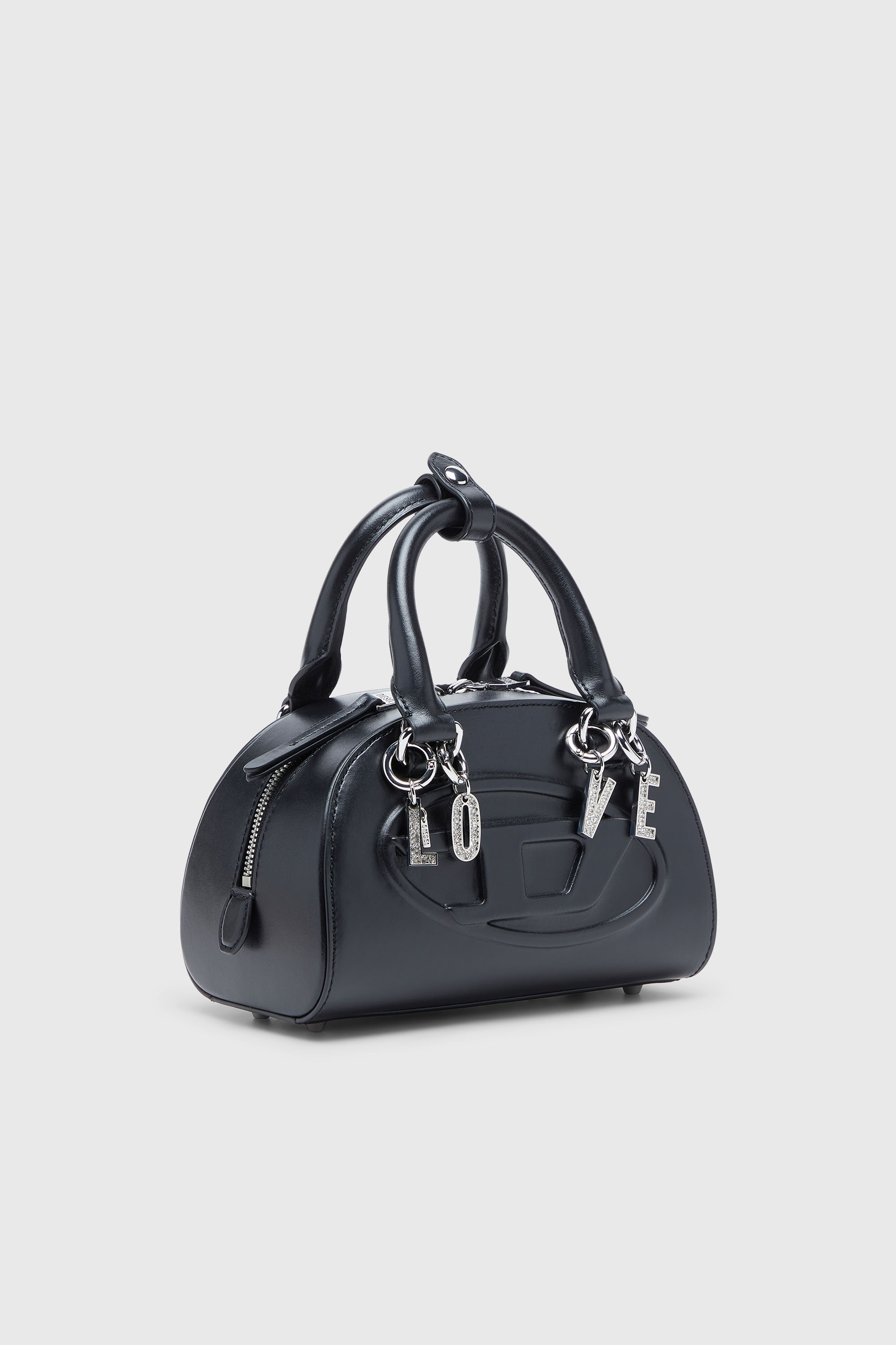 Diesel - CHARM-LOVE, Damen Metallschl&uuml;sselanh&auml;nger mit LOVE-Anh&auml;ngern in Silber - 2