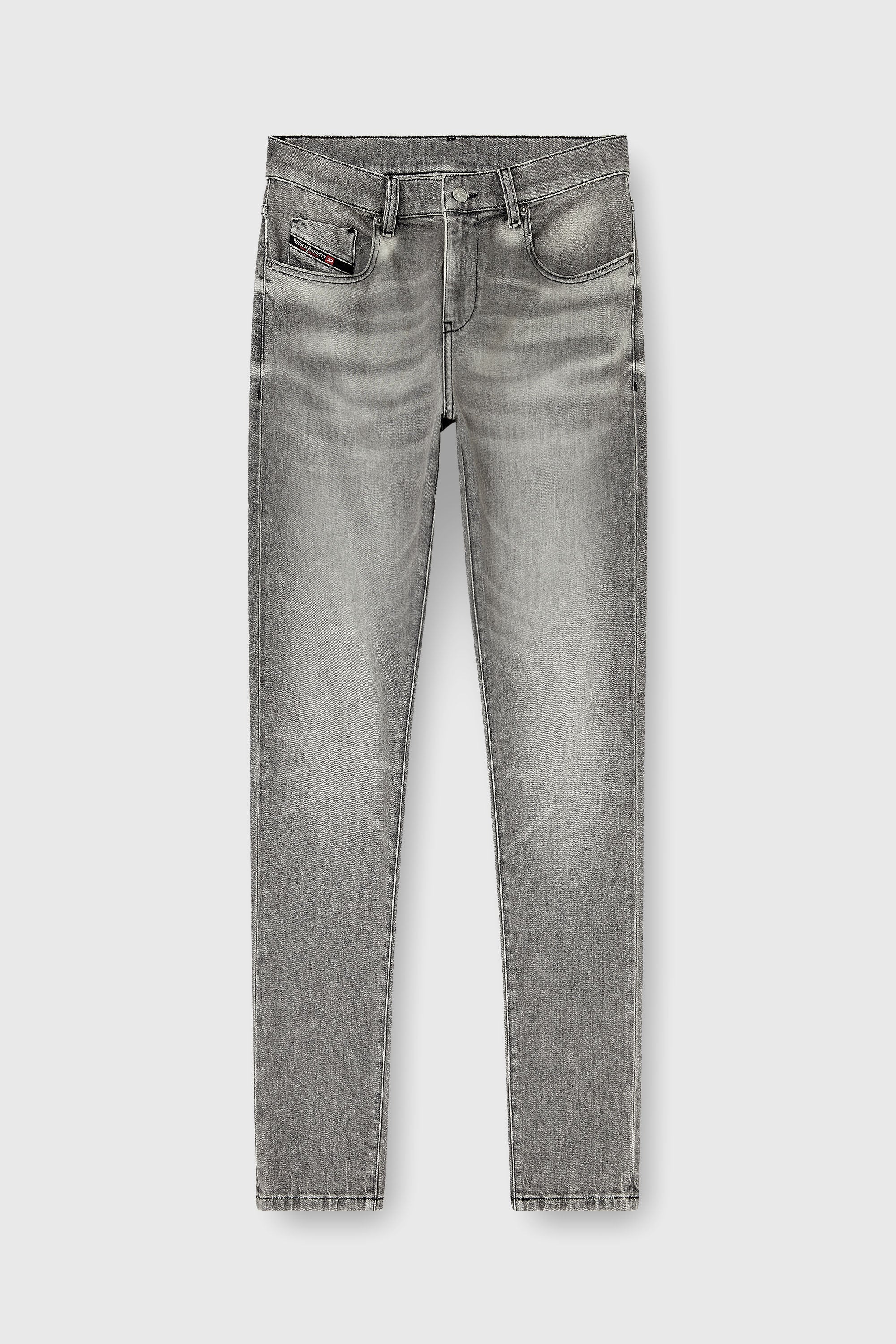 Diesel - Herren Slim Jeans 2019 D-Strukt 0KBBL, Hellgrau - 2