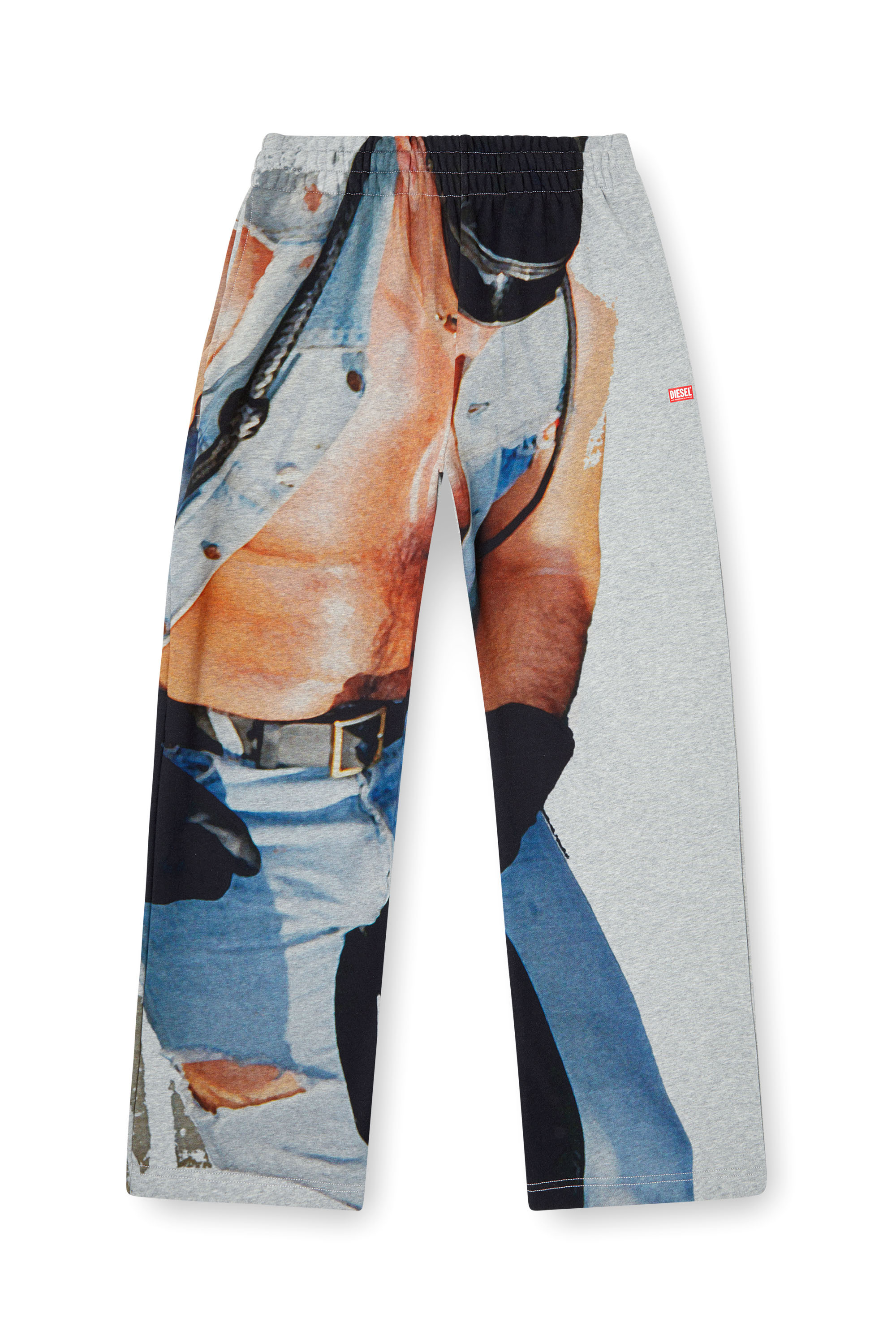 Diesel - PR-P-MARTAINS-TOM25, Unisex Sweathose mit Grafik-Print in Grau - 4