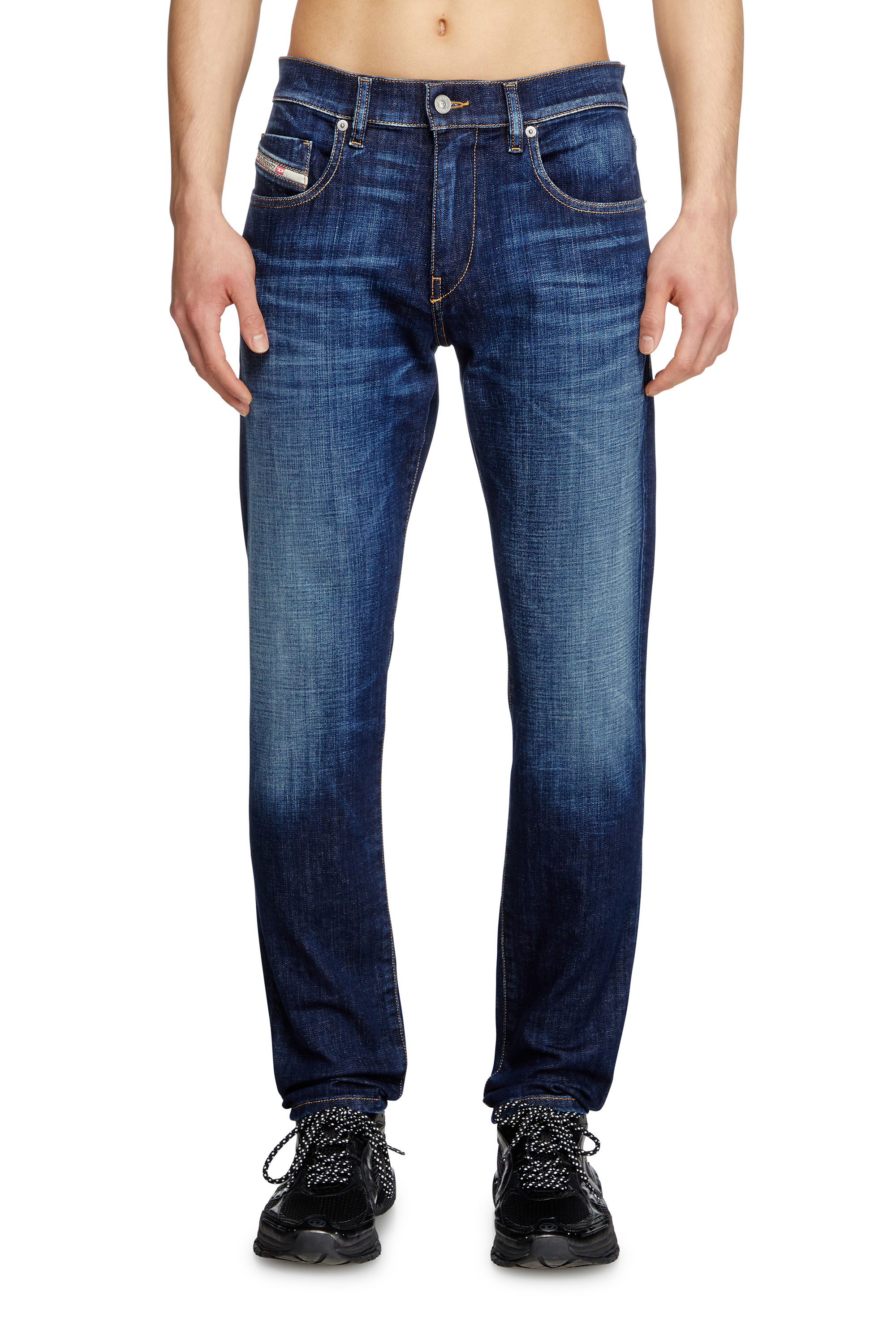 Diesel - Herren Slim Jeans 2019 D-Strukt 09L61, Mittelblau - 2