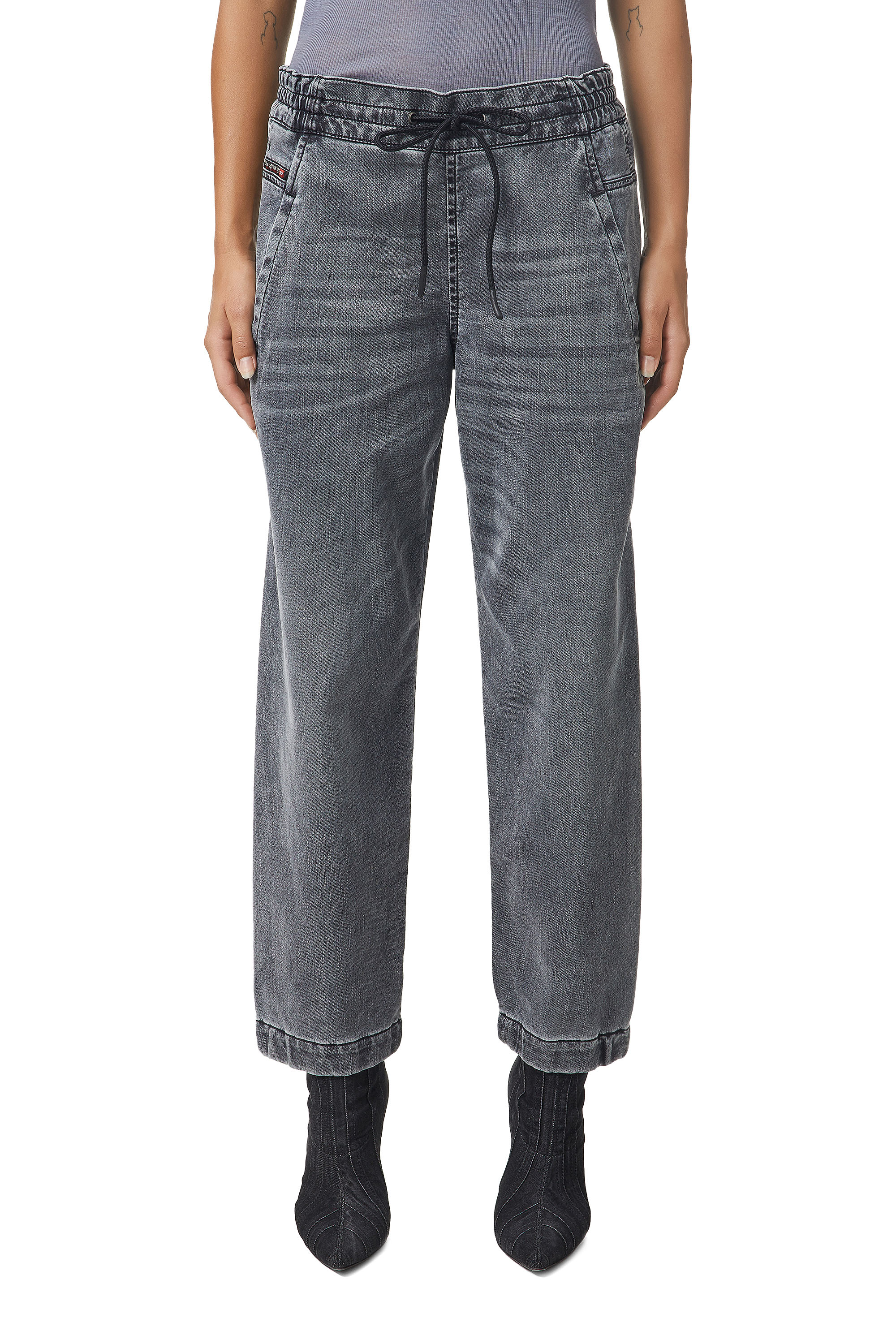 Krailey JoggJeans® 069XS, Schwarz/Dunkelgrau - Jeans