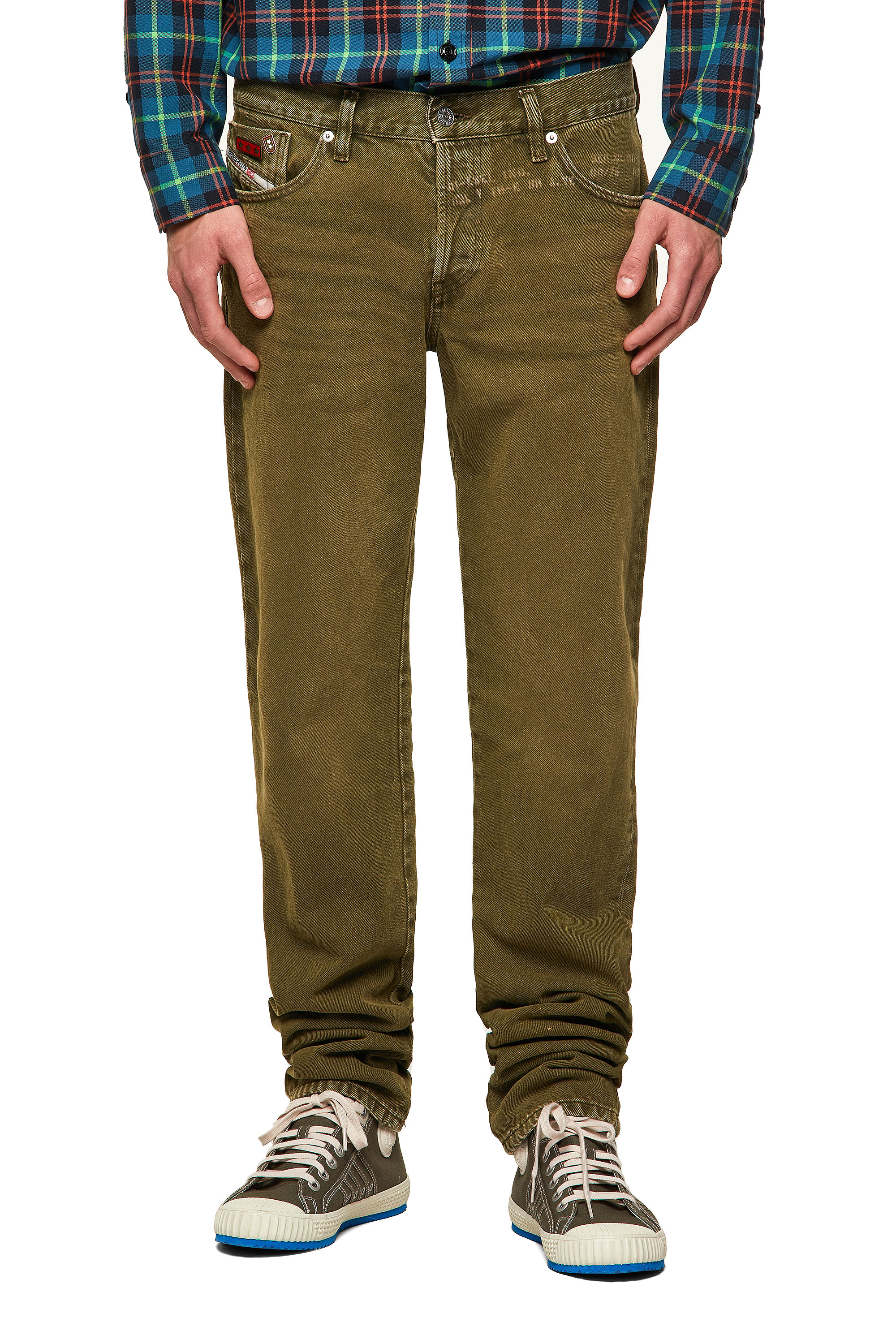 D-Kras 09A35, Armeegrün - Jeans