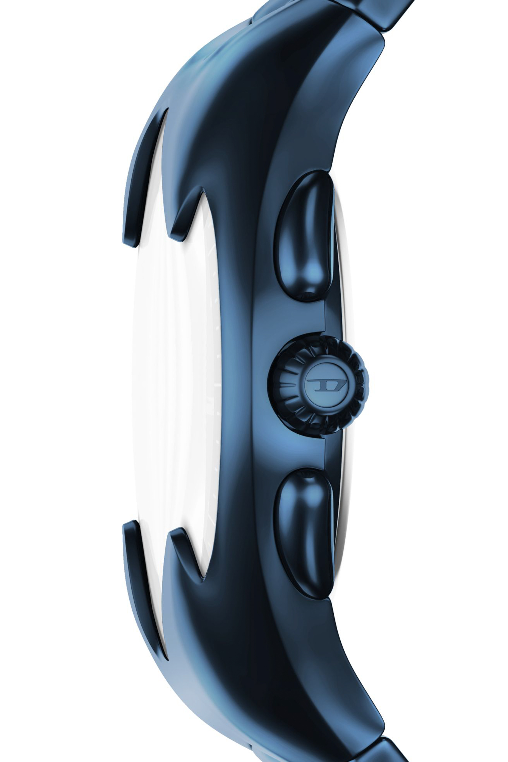 Diesel - DZ4704 WATCH, Herren Mercurial Blaues Edelstahlarmbanduhr in Schwarz/Blau - 3