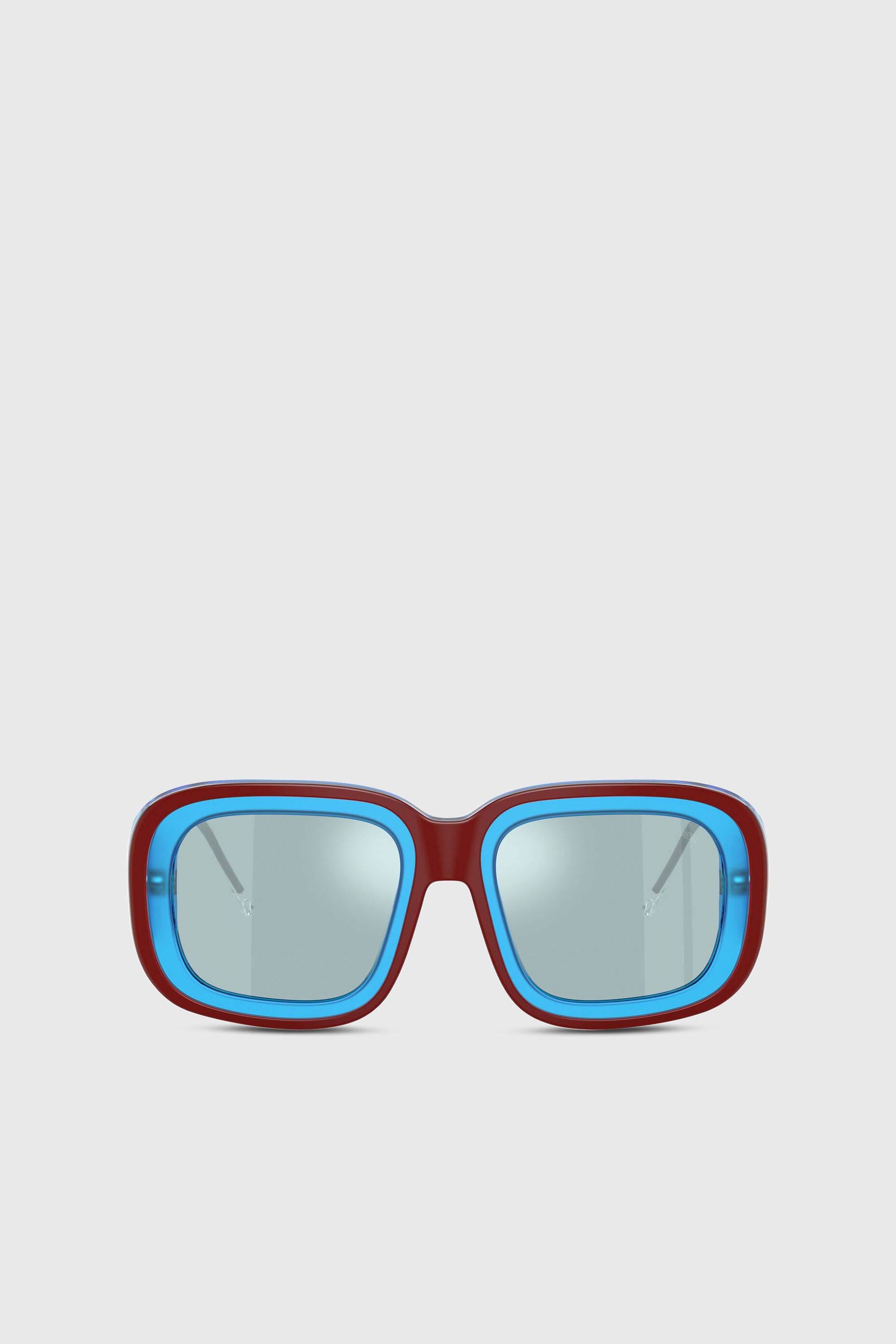 Diesel - 0DL2015U, Unisex Quadratische Sonnenbrillen in Braun/Blau - 1
