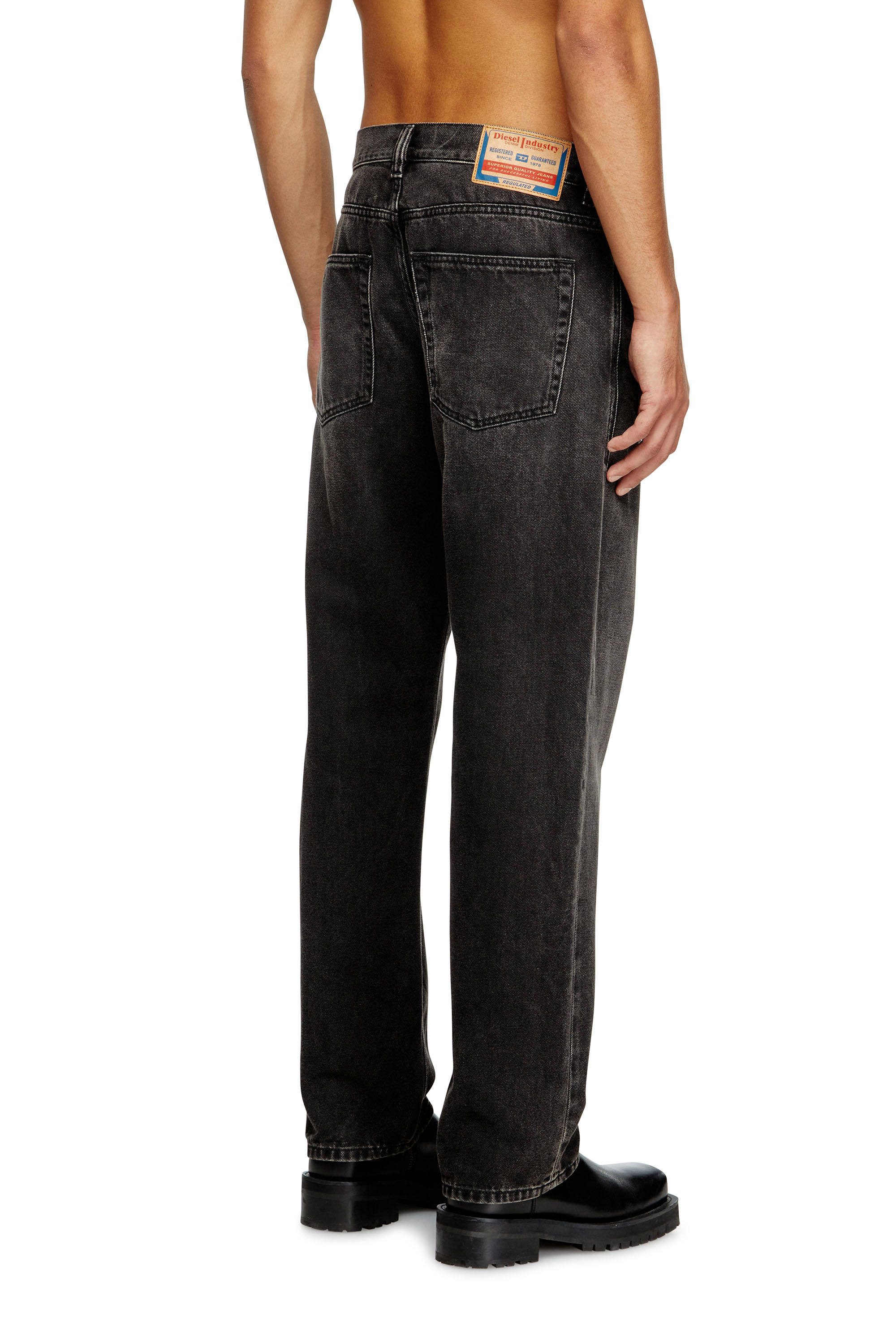 Diesel - Herren Regular Jeans 2024 D-Macs 09J96, Schwarz/Dunkelgrau - 4