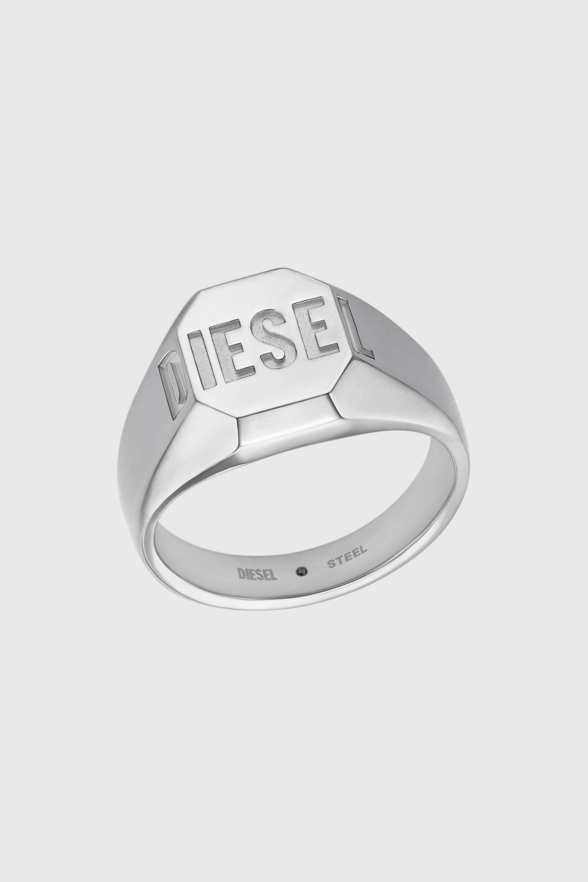 Diesel - DX1743040, Unisex Siegelring aus Edelstahl in Silber - 1