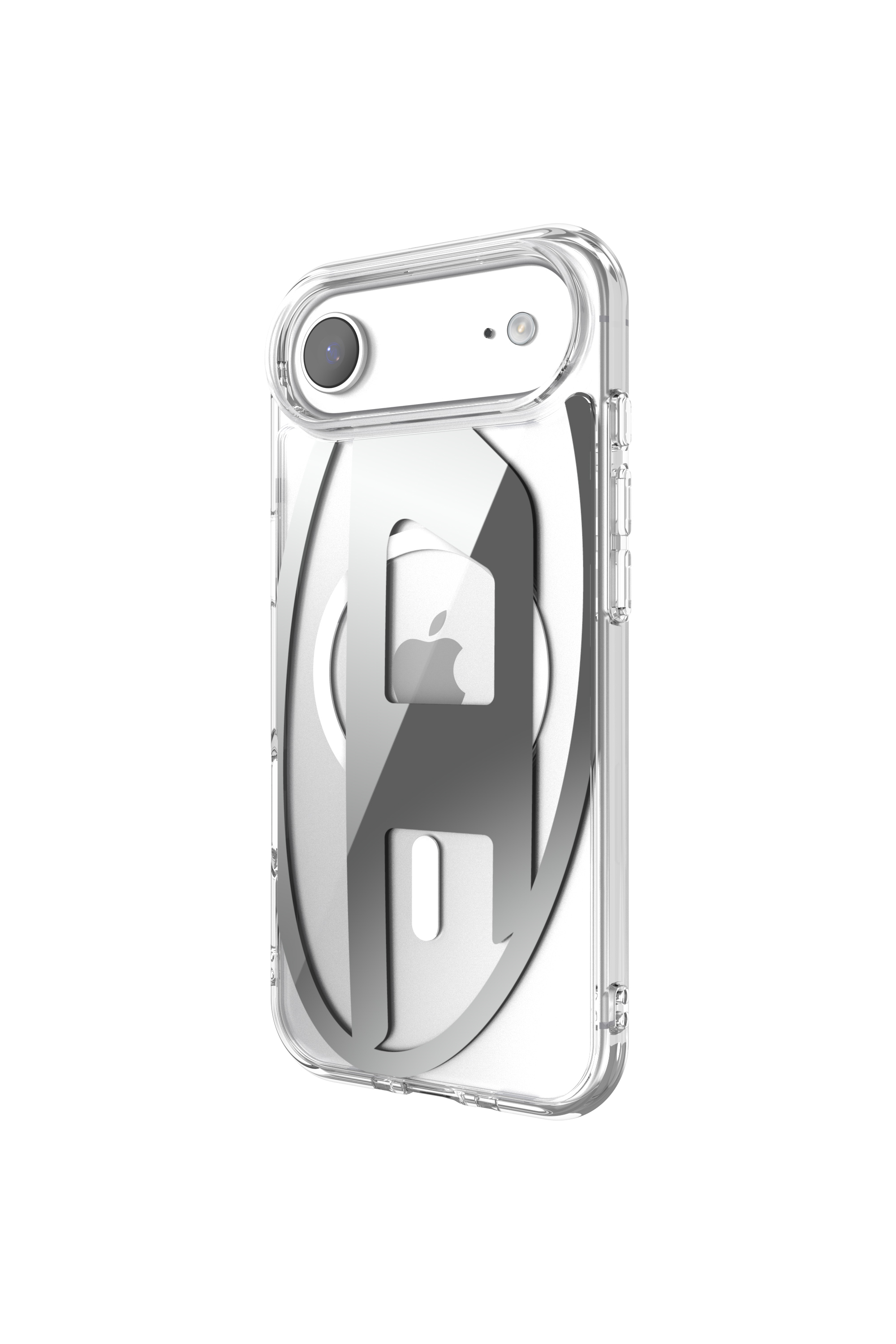 Diesel - 60412 AOP CASE, Unisex Oval D Metallic Case mit Magsafe f&uuml;r iPhone 17 Air in Grau - 4