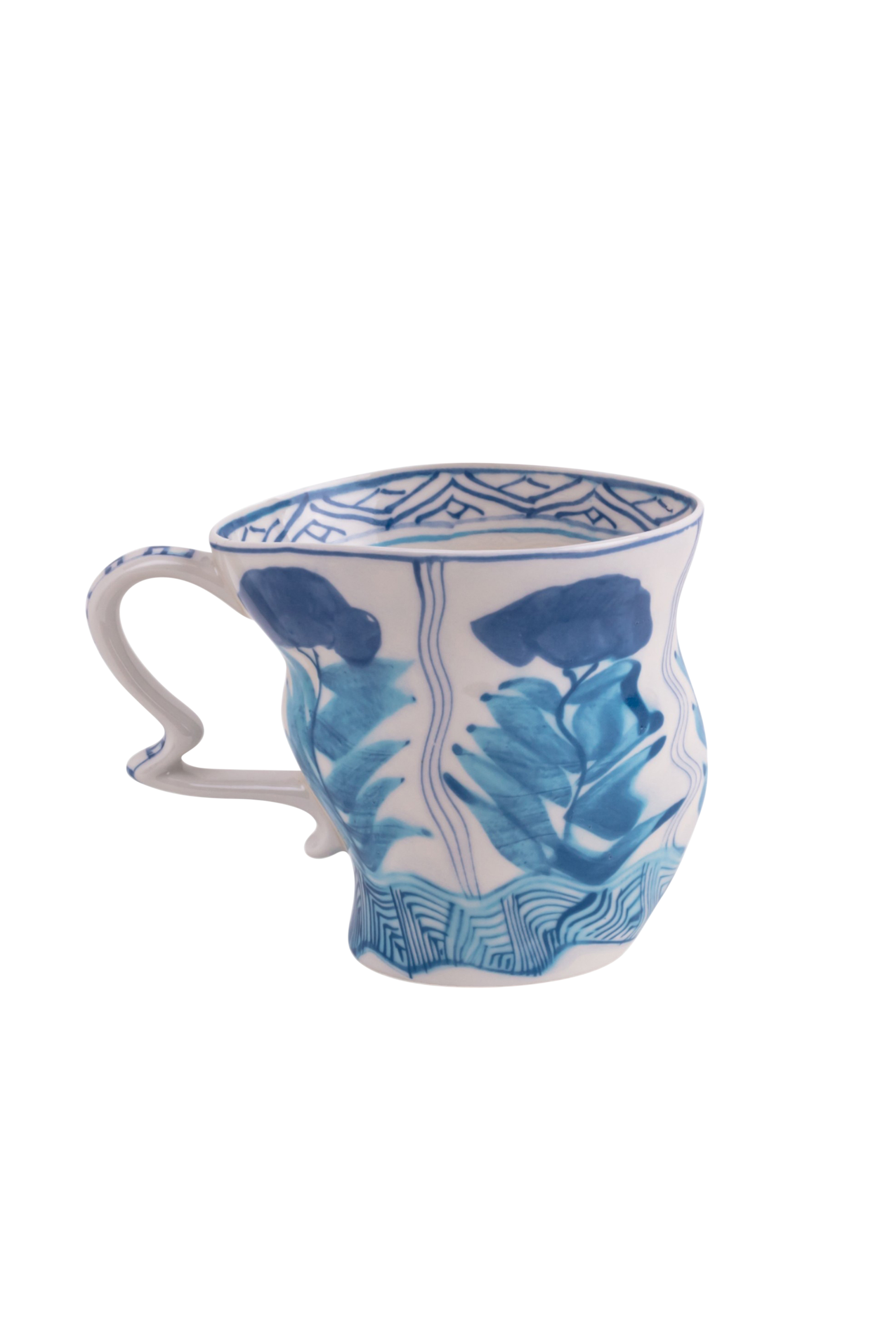Diesel - 11257 PORCELAIN MUG "CLASSIC ON ACID" -, Unisex Porzellantasse in Weiss/Blau - 5