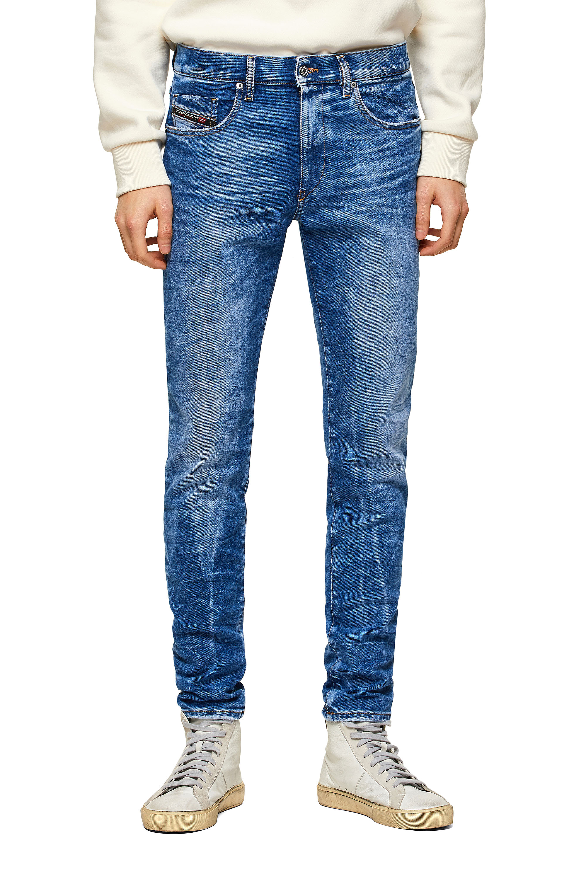D-Strukt 009MH, Hellblau - Jeans