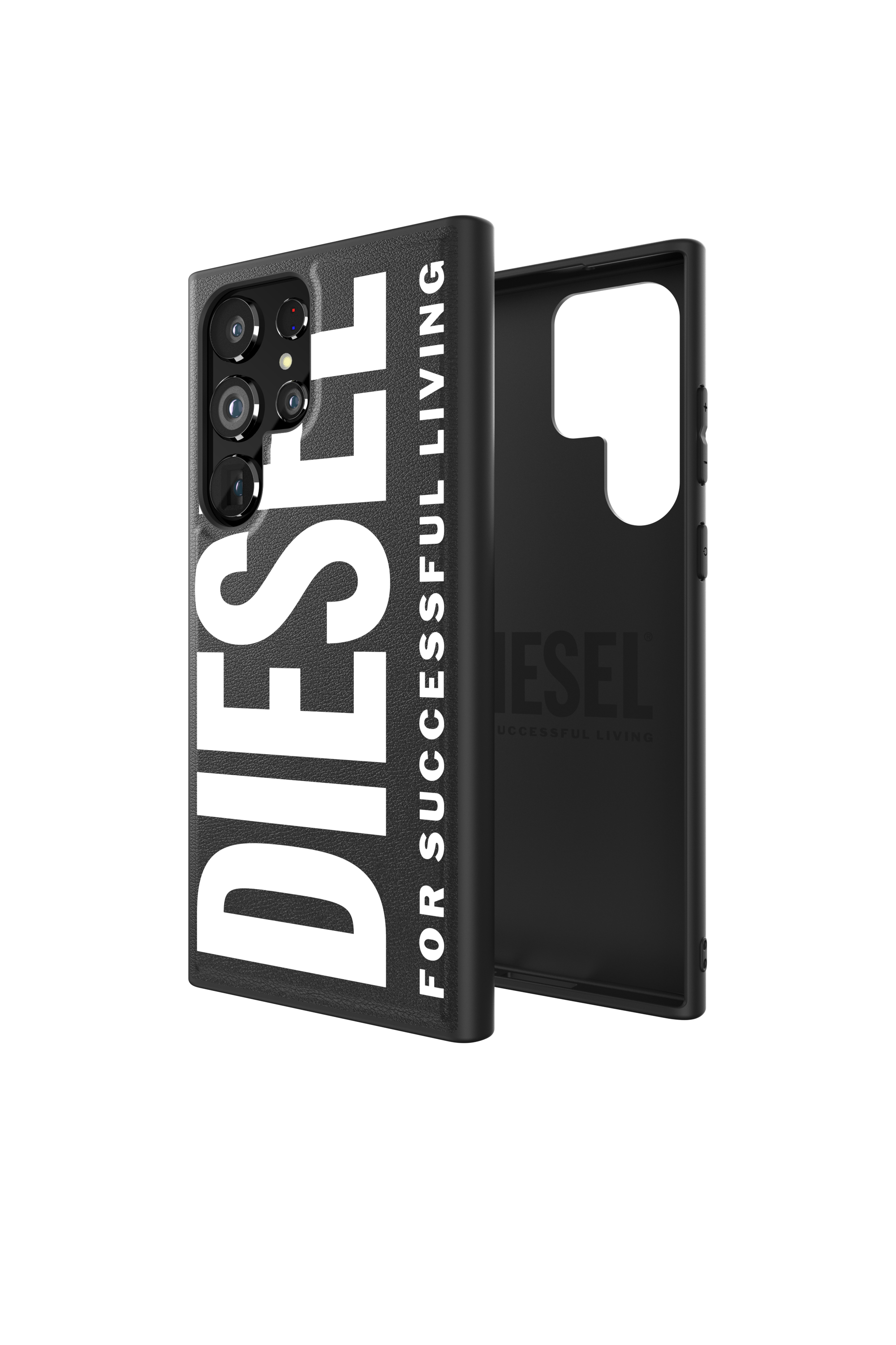 Diesel - 52928 MOULDED CASE, Unisex's Moulded case core for Galaxy S23 Ultra in Black/White - 1