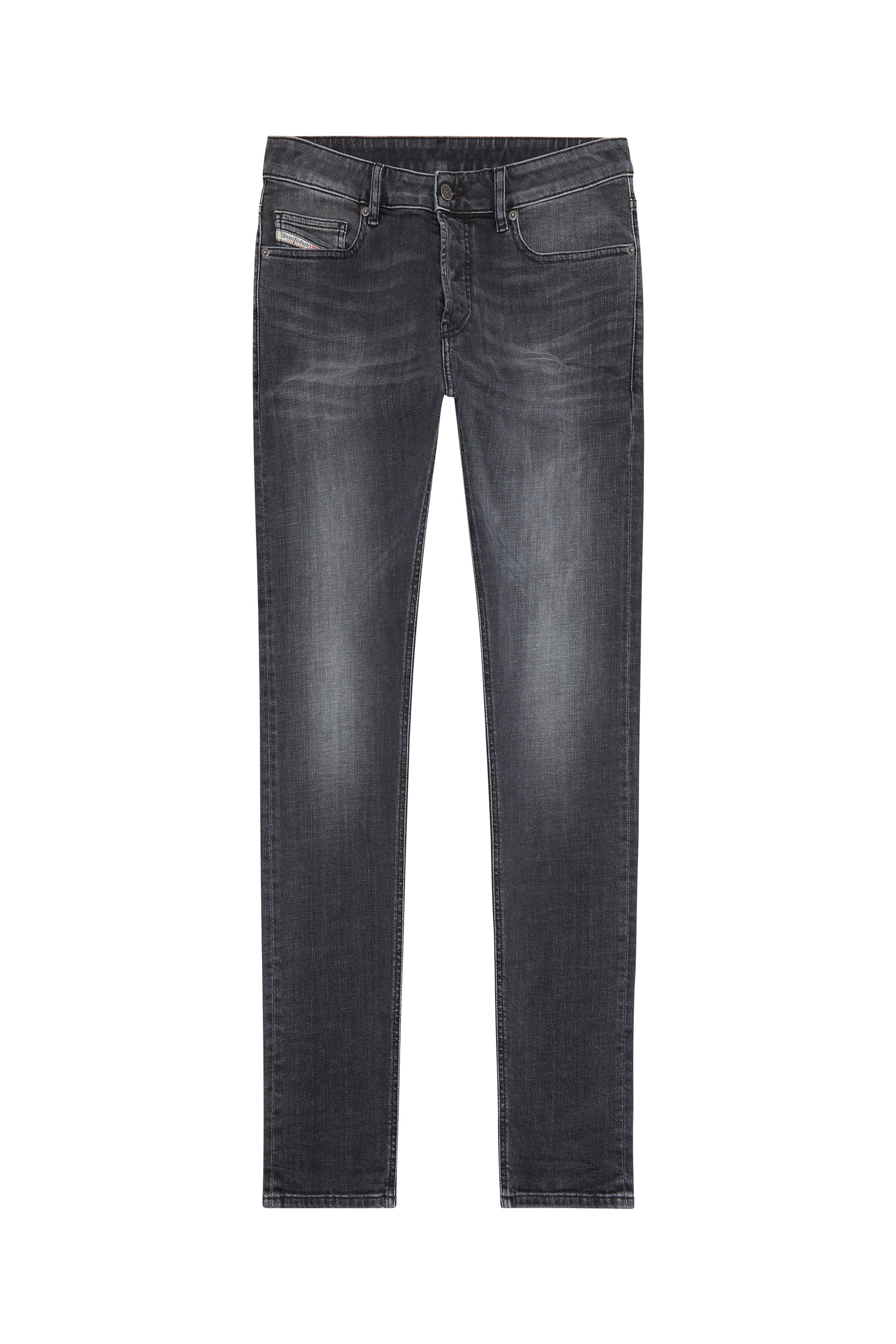 Diesel - Slim Jeans D-Luster 09G82, Schwarz/Dunkelgrau - Image 5