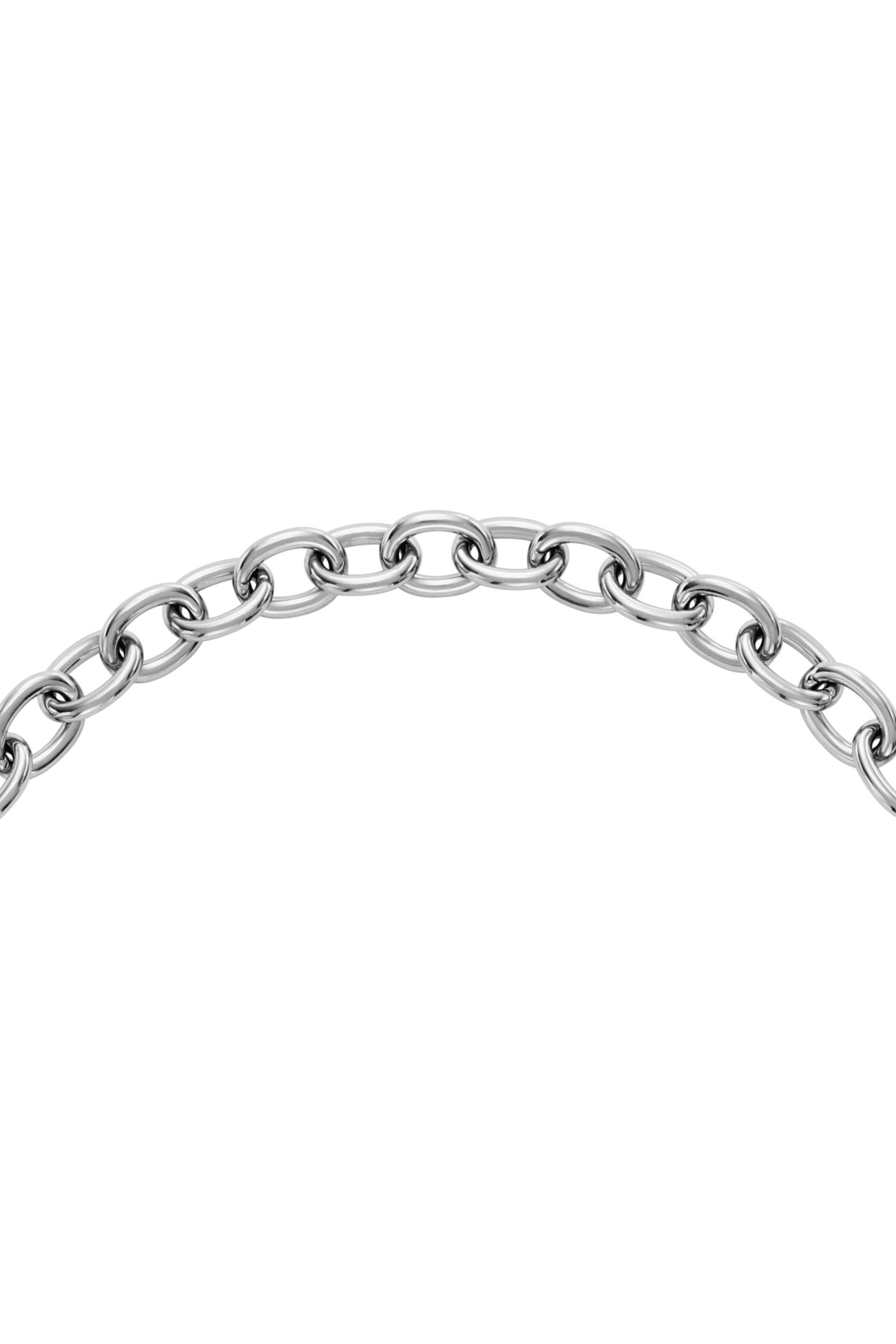 Diesel - DX1592040 JEWEL, Unisex Armband aus Edelstahl in Silber - 2