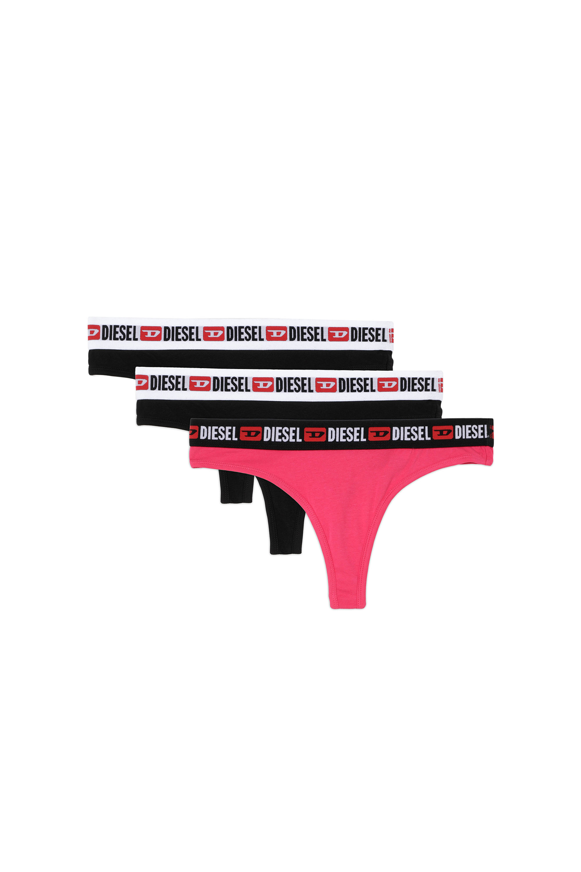 UFST-STARS-THREEPACK, Schwarz/Rosa - Strings
