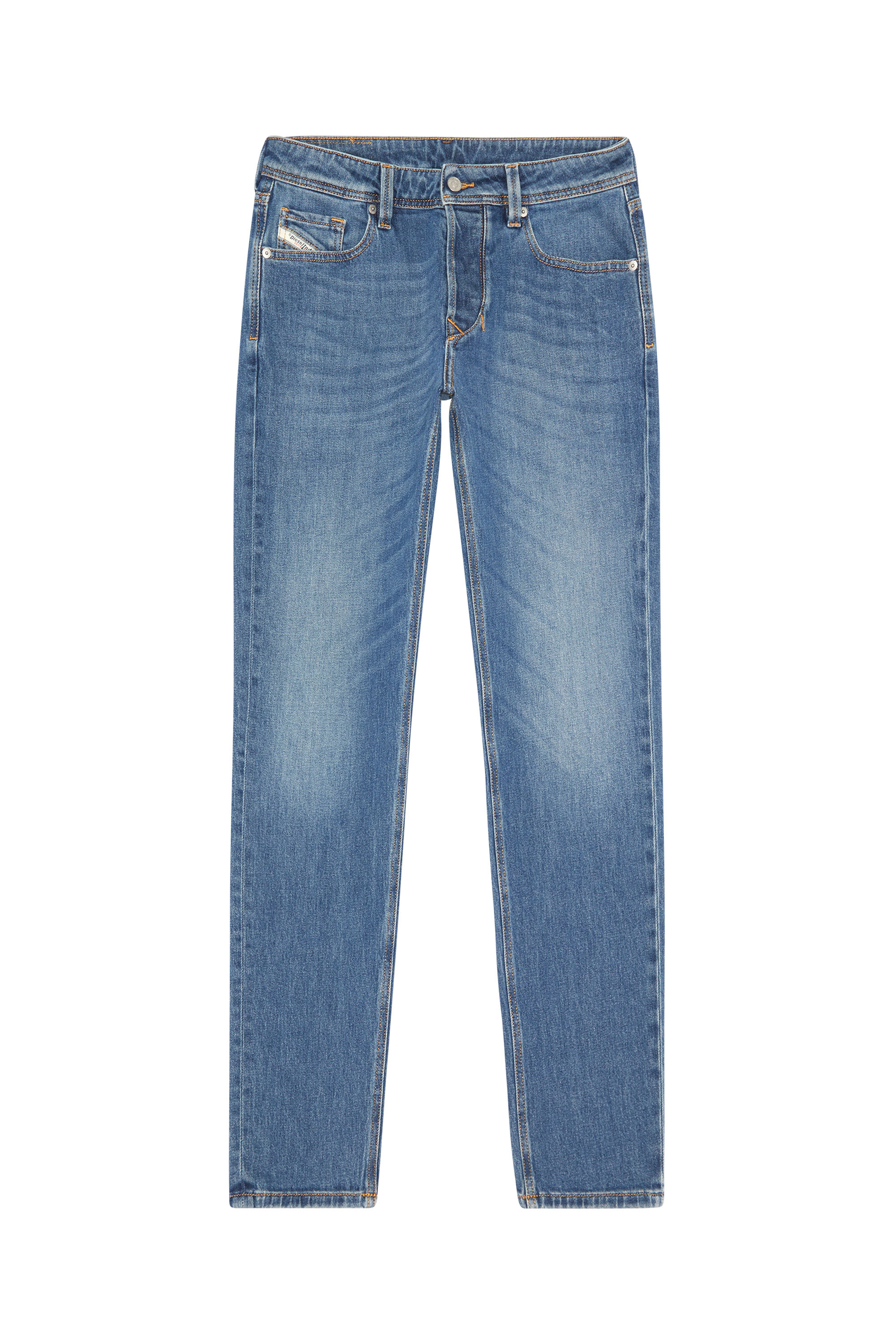 Diesel - Tapered Jeans 1986 Larkee-Beex 09F88, Herren Tapered Jeans - 1986 Larkee-Beex in Mittelblau - 3