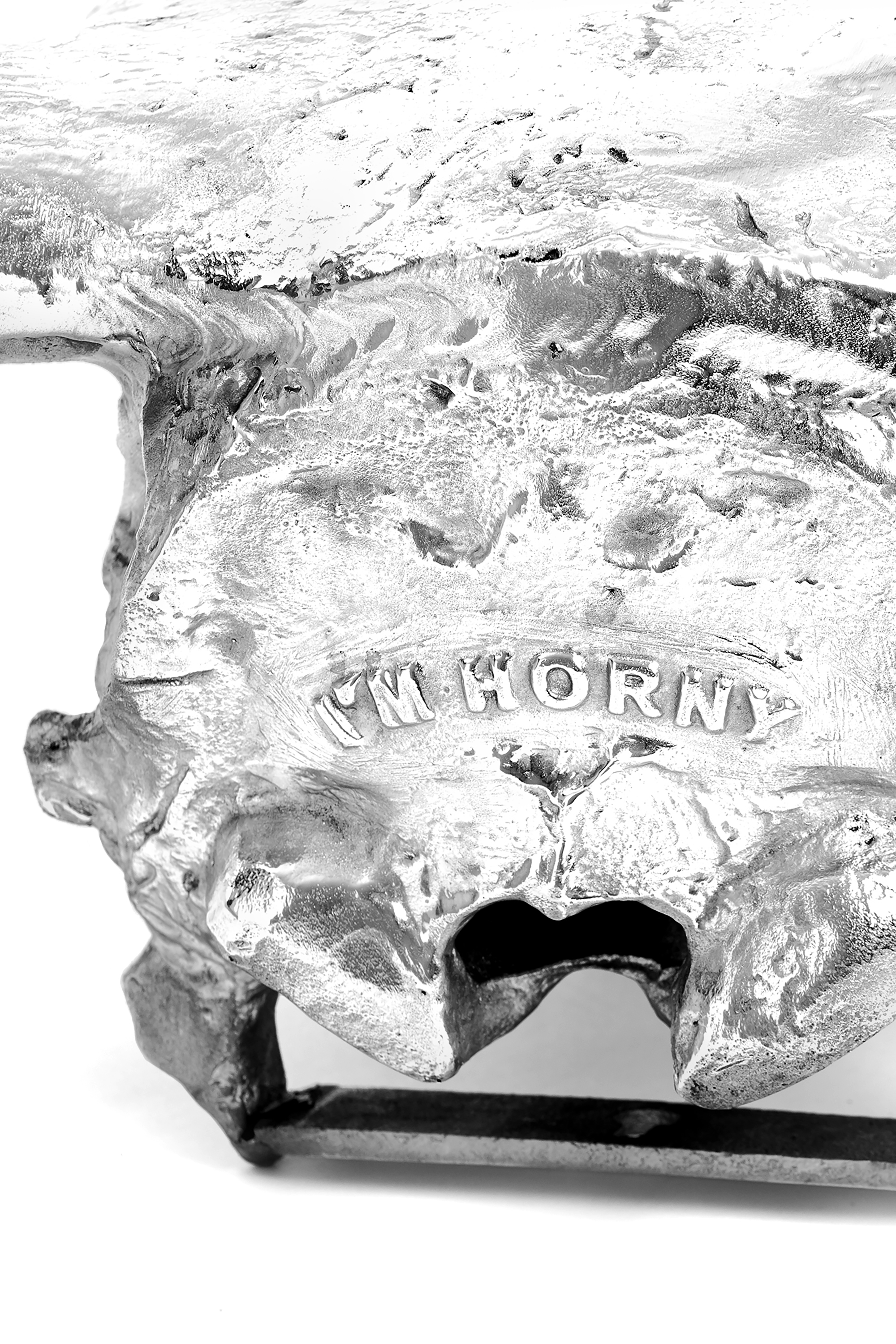 Diesel - 10899 WUNDERKAMMER, Unisex Wunderkammer "I'm horny" in Silber - 4