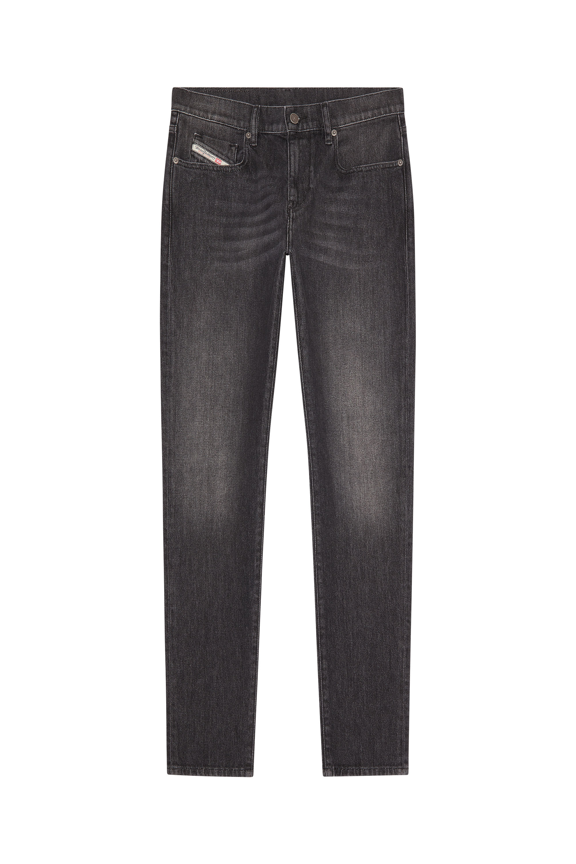 Diesel - Slim Jeans 2019 D-Strukt 09F75, Black/Dark grey - Image 5
