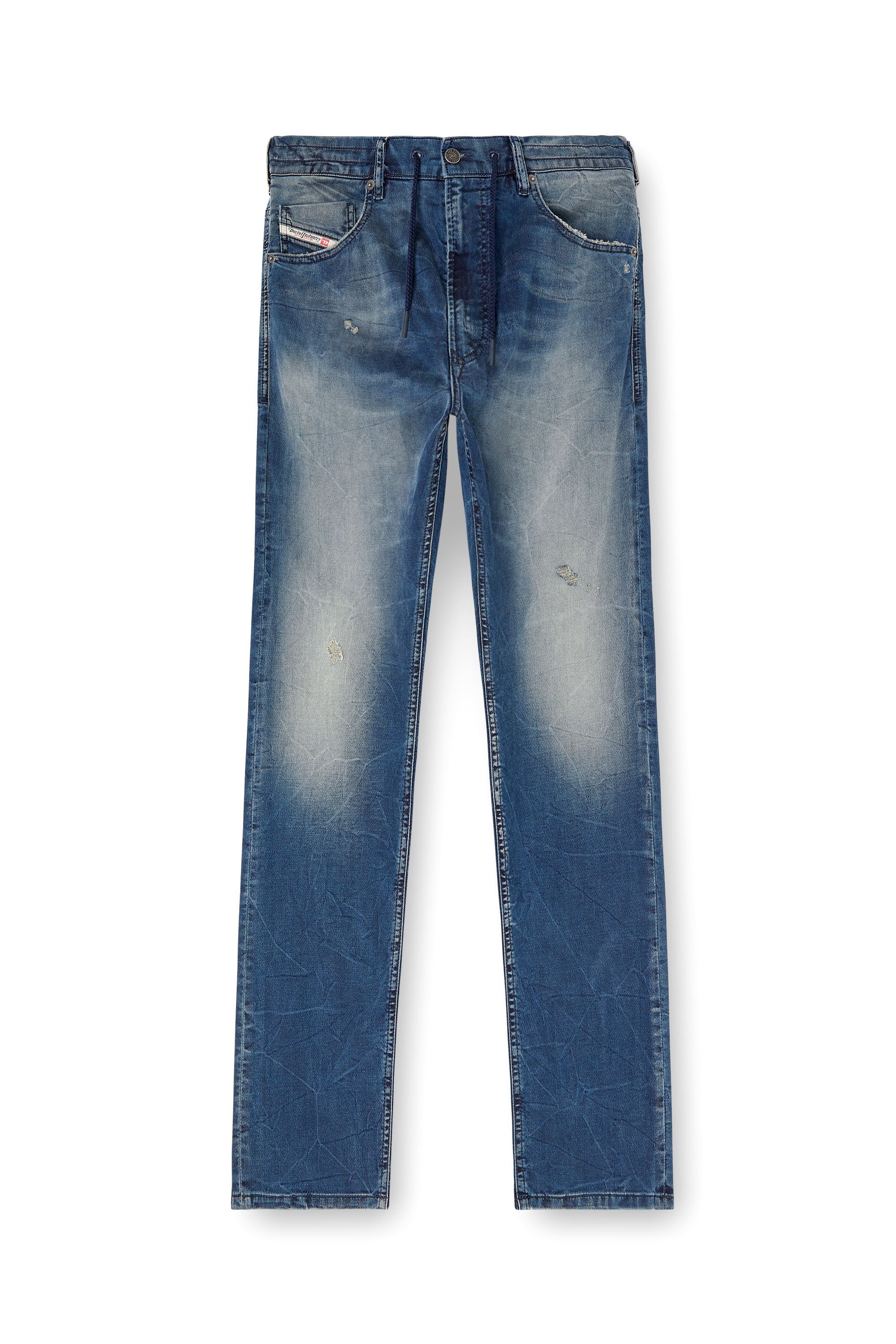 Diesel - Man's Regular 2030 D-Krooley Joggjeans® 068PI, Medium blue - 5