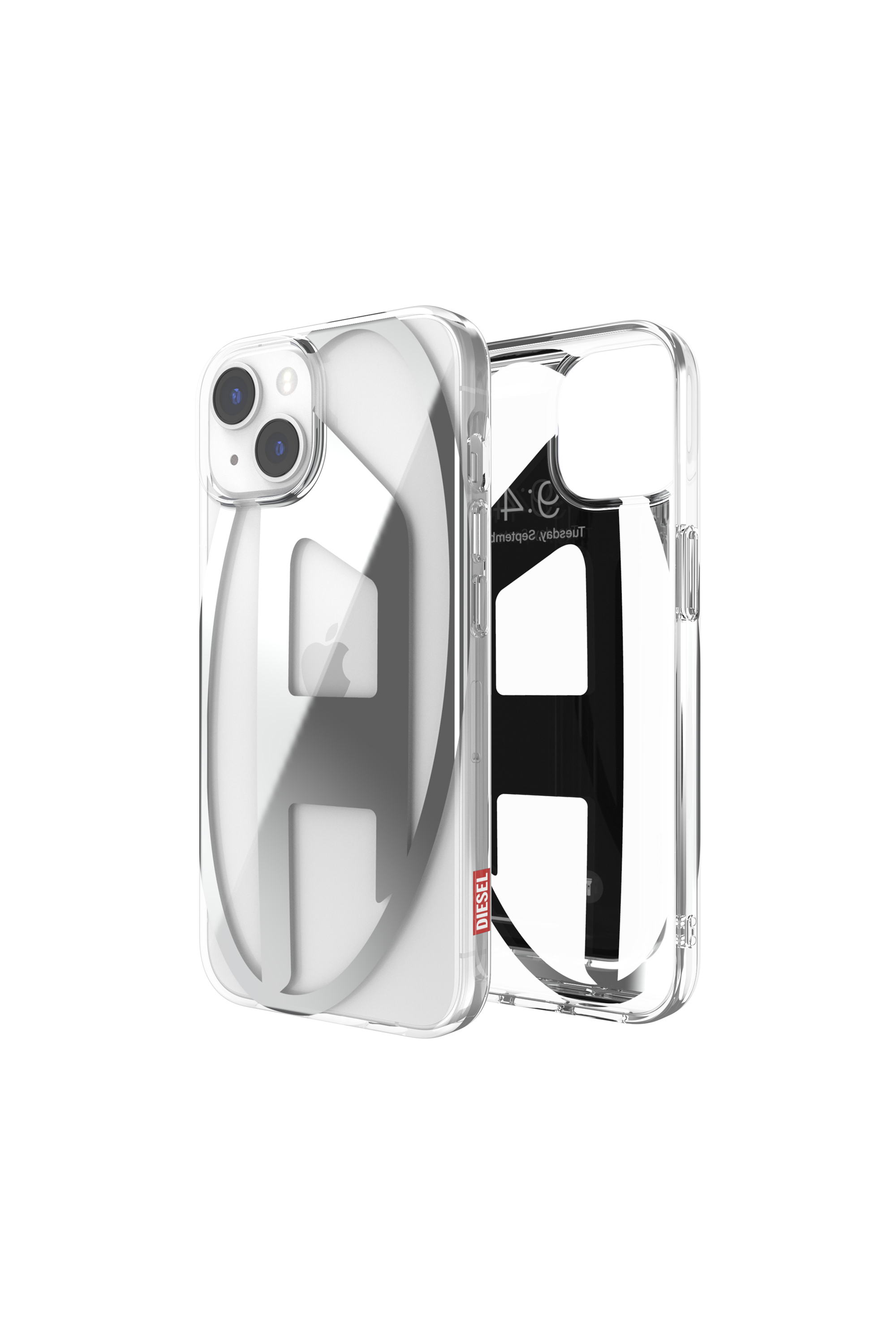 Diesel - 50293 MOULDED CASE, Unisex TPU-case oval D f&uuml;r iPhone 14 in Wei&szlig; - 1