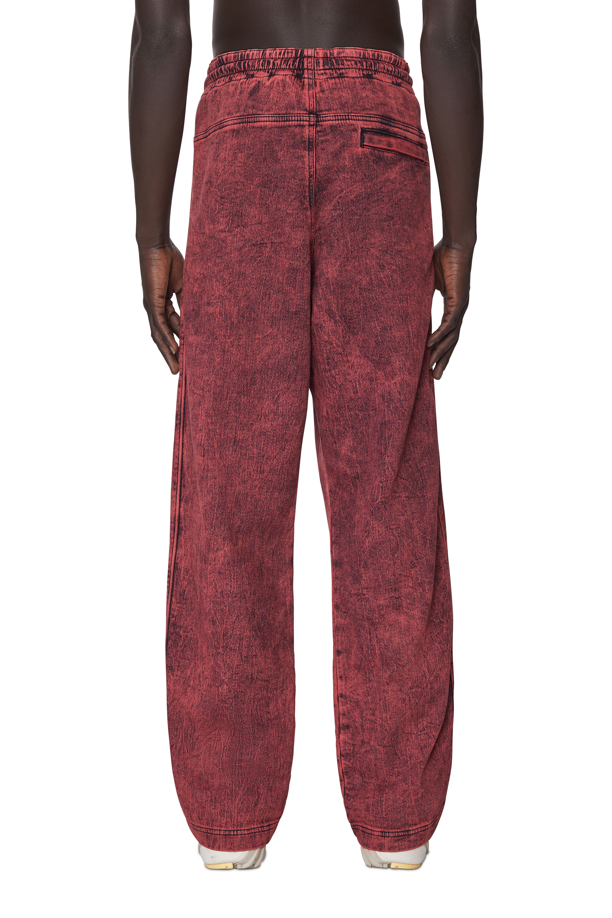 Diesel - D-Martians Track Denim 09D16 Straight, Rot - Image 2