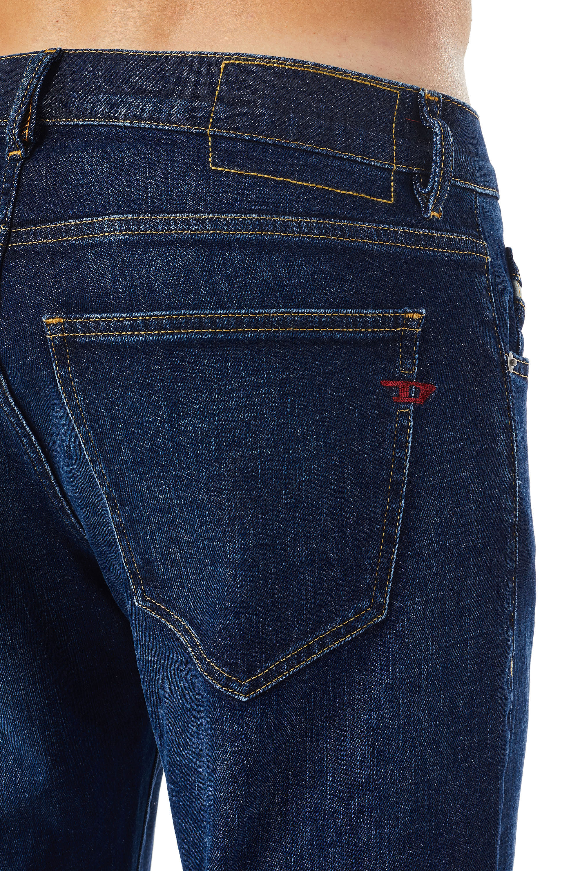 Diesel - Slim Jeans 2019 D-Strukt 09B90, Dunkelblau - Image 4