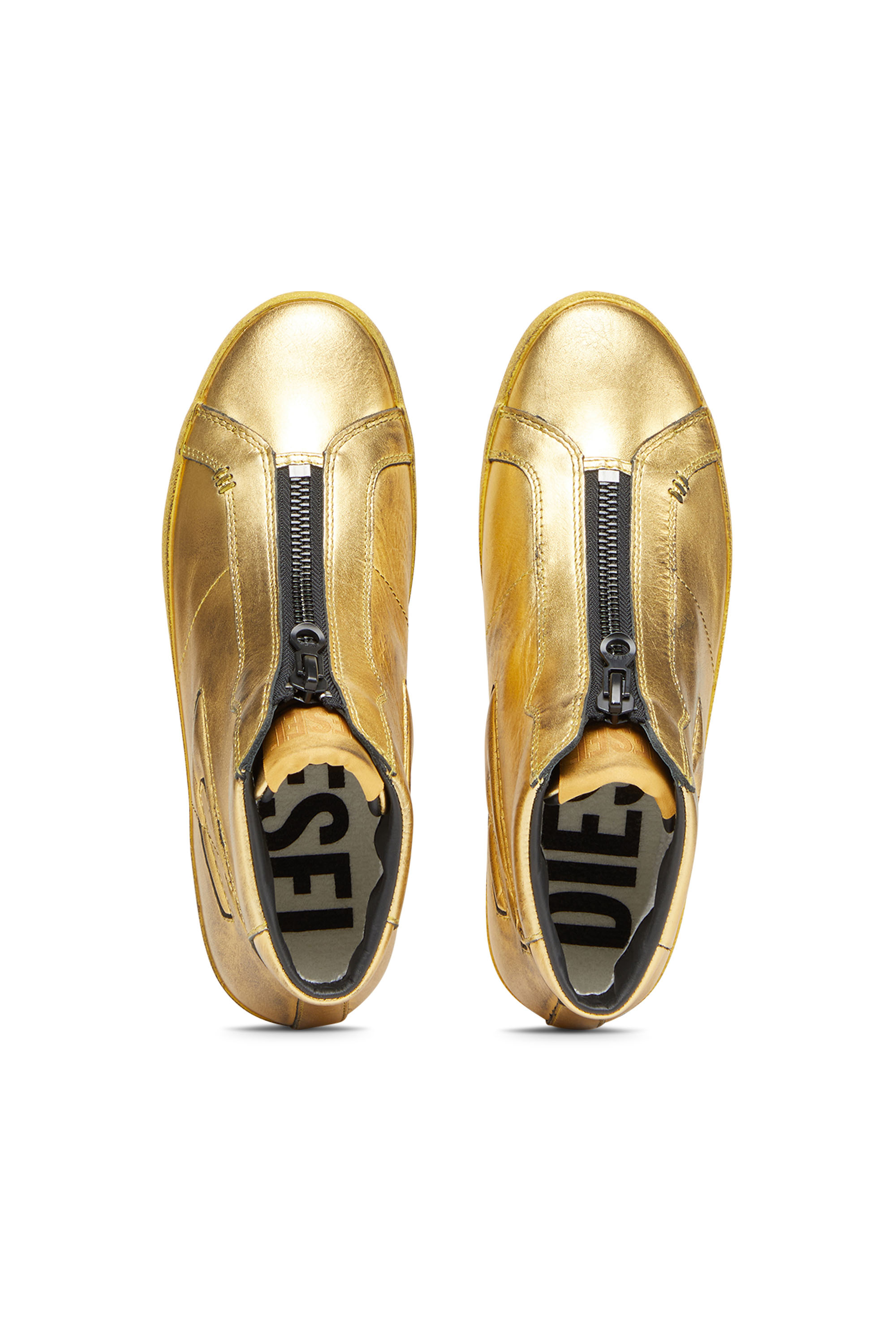 Diesel - S-LEROJI ZIP MID W, Gold - Image 5