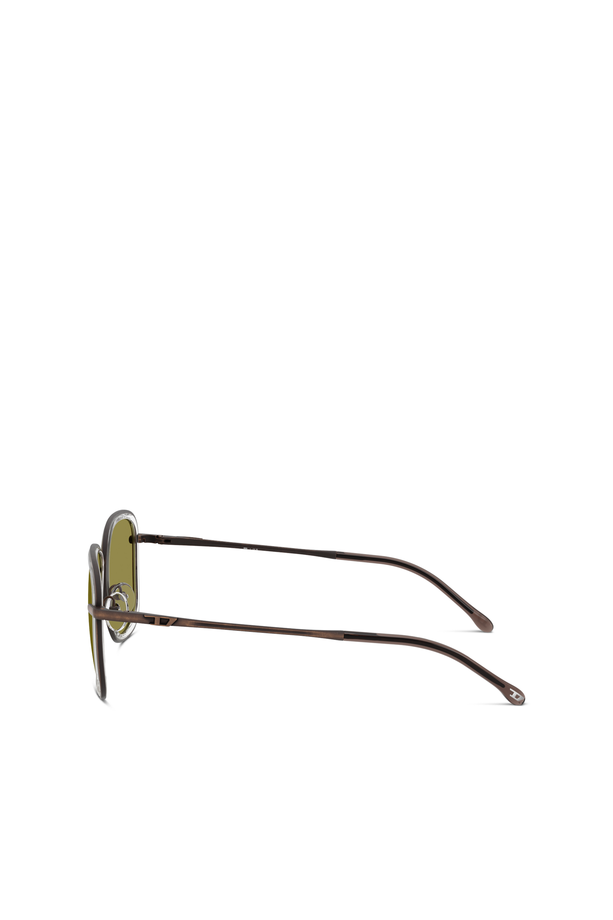 Diesel - 0DL1017, Unisex Quadratische Sonnenbrille in Grün - 3