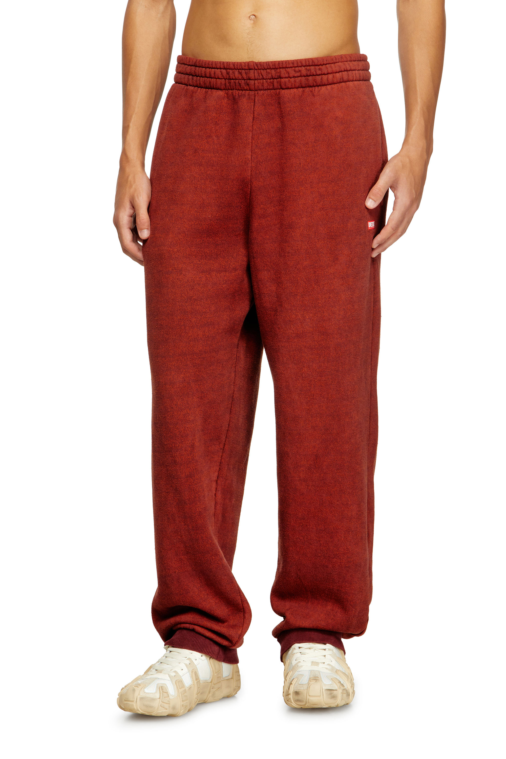 Diesel - P-MARKY-CUFF, Herren Hosen mit Kordelzug und geripptem Abschluss in null - 1