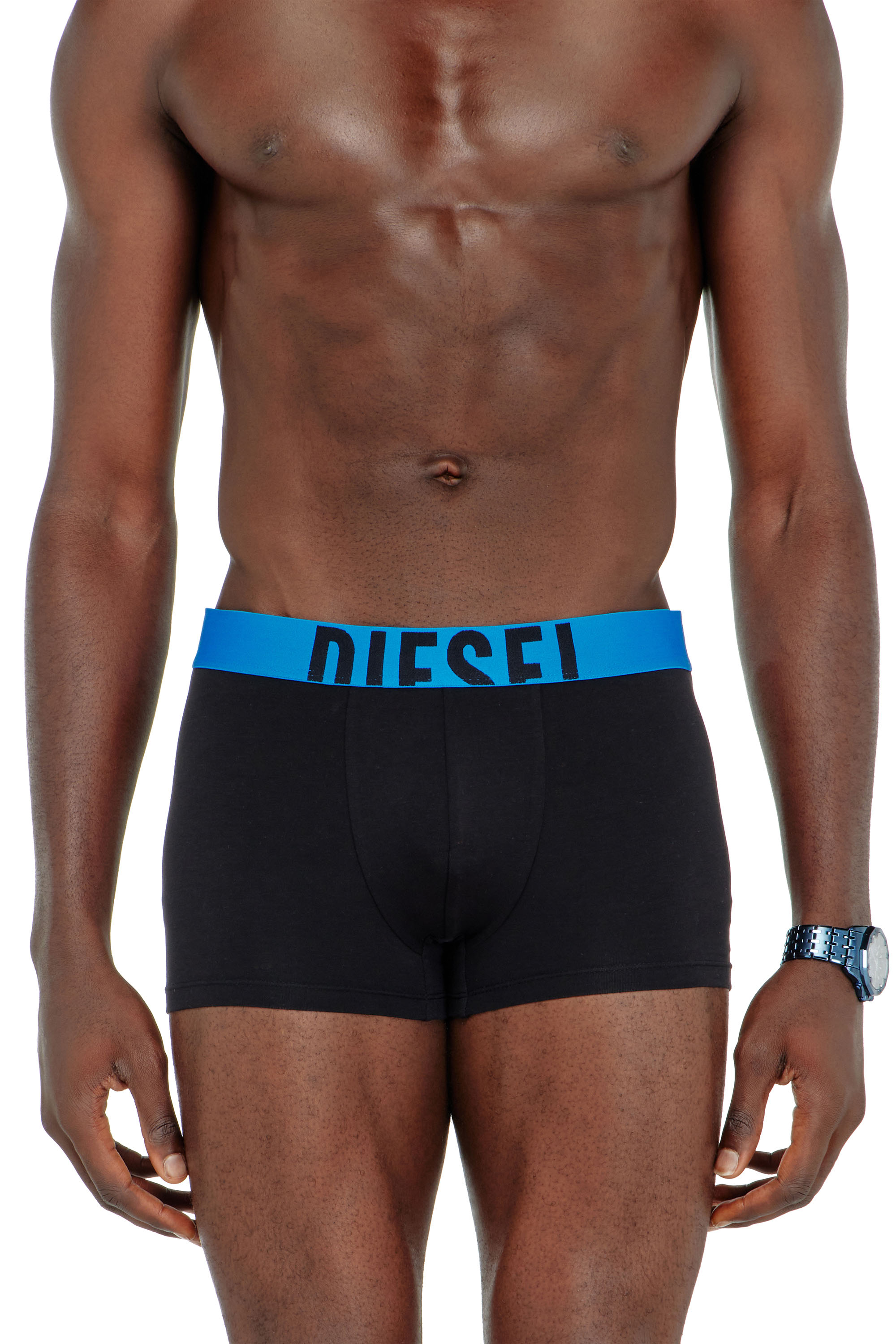 Diesel - DAMIEN-D-POP-3PACK-40, Herren Retropants im Dreierpack aus Baumwollstretch in Schwarz - 3