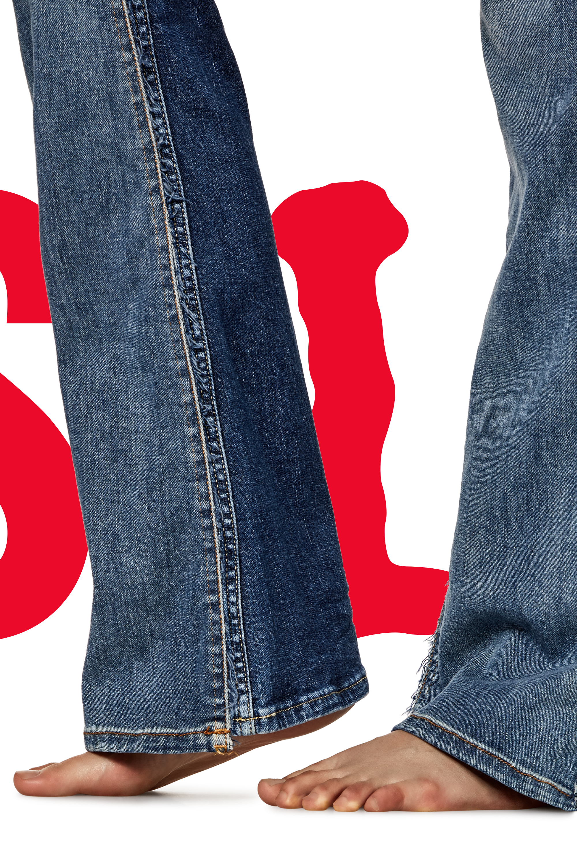 Bootcut Jeans Dieseloves 01 09K46, Mittelblau Diesel - Damen Bootcut Jeans Dieseloves 01 09K46, Mittelblau - 5