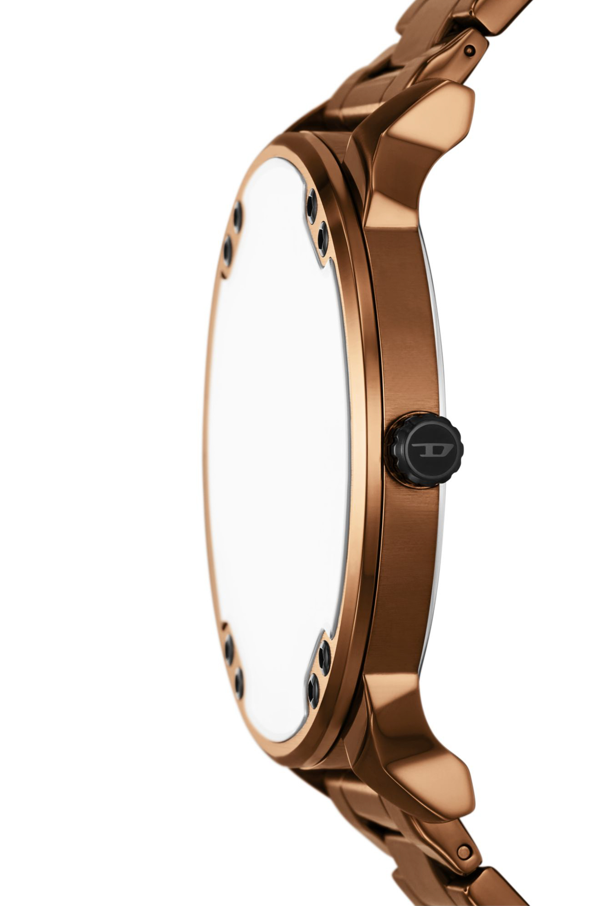 Diesel - DZ7493 WATCH, Herren Mr. Daddy Slim Brown Edelstahl-Uhr in Bronze - 3