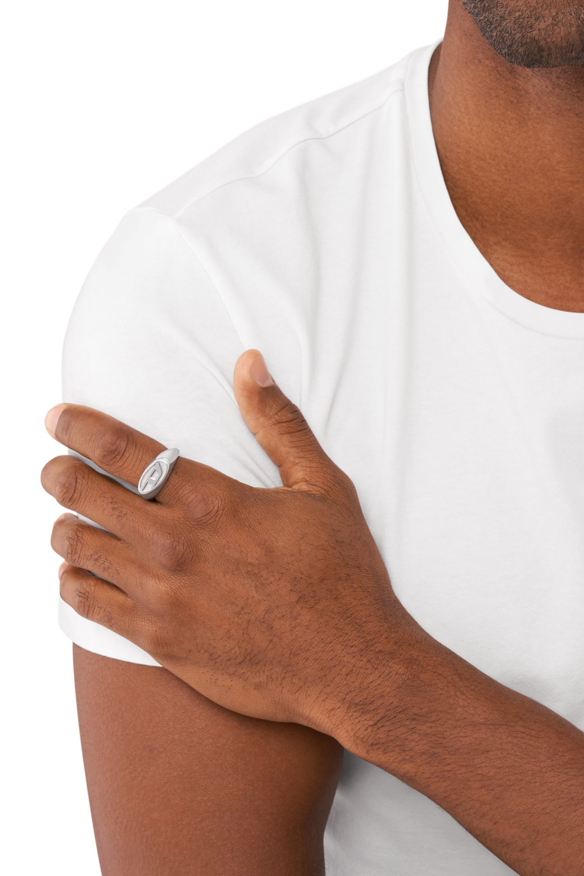 Diesel - DX1475, Unisex Siegelring aus Edelstahl in Silber - 4