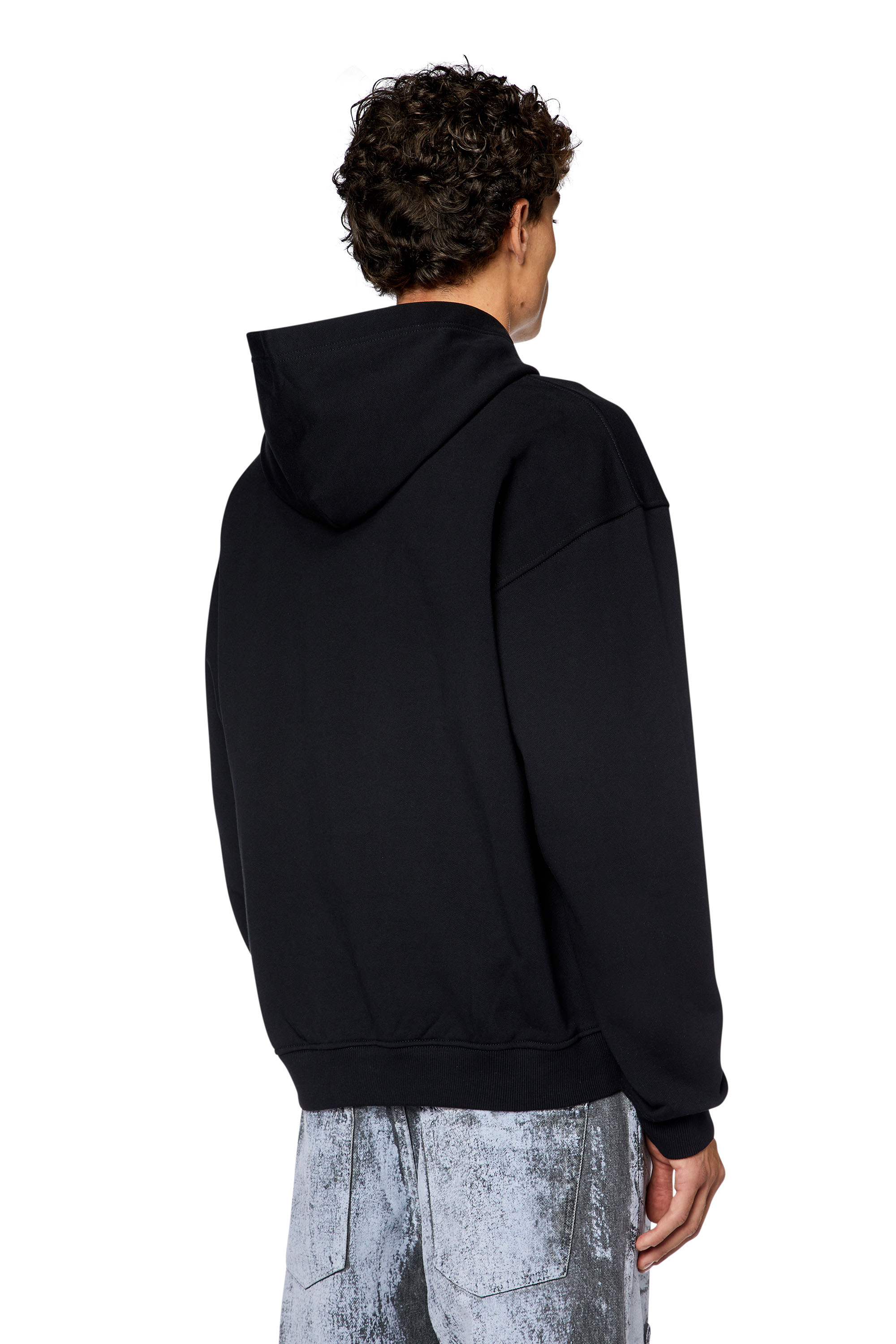 Diesel - S-NABEL-HOOD-FACE, Schwarz - Image 2