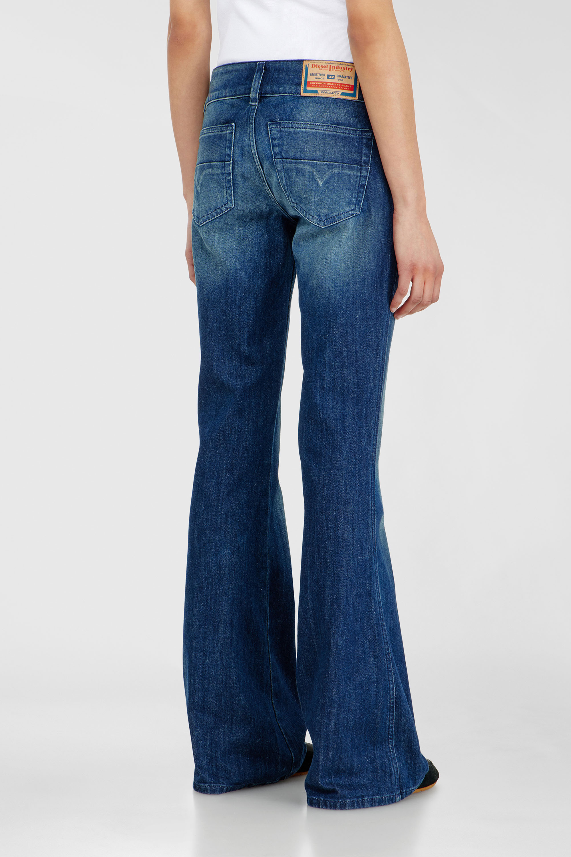 Diesel - Woman's Bootcut Jeans D-Hush 0KBBR, Dark Blue - 5